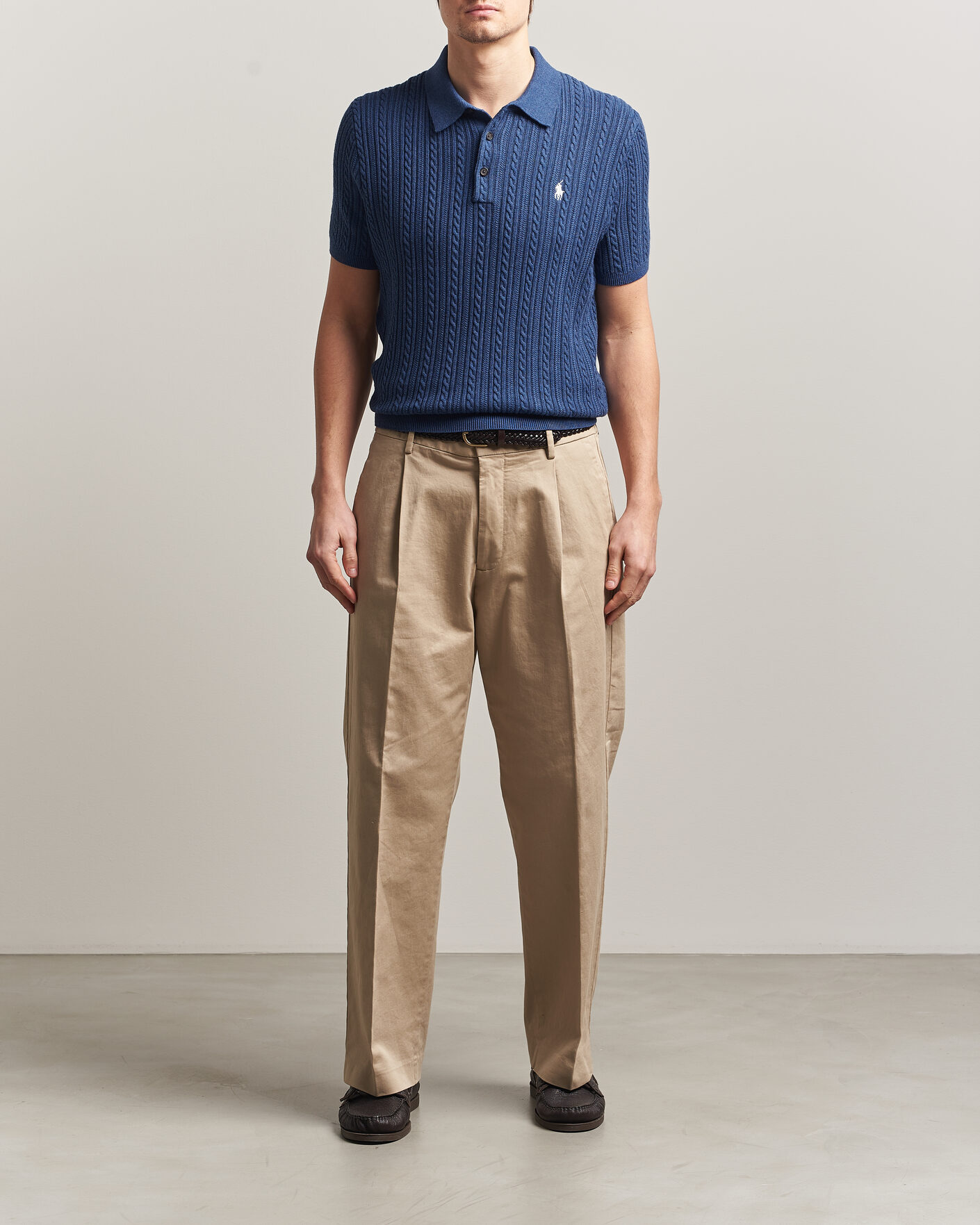 Homme | Polos | Polo Ralph Lauren | Cotton Polo Rustic Navy Heather