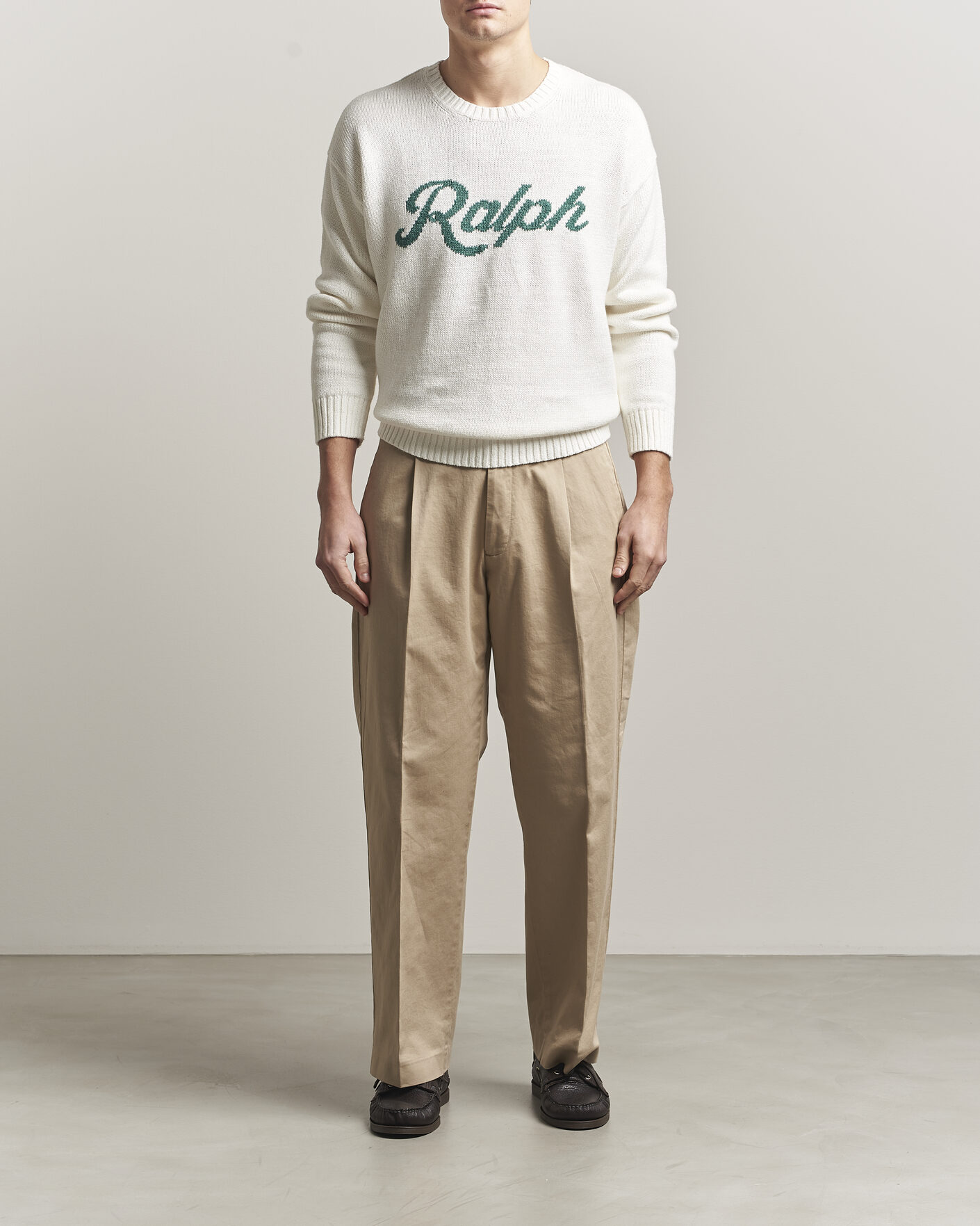 Homme | Pulls Et Tricots | Polo Ralph Lauren | Linen Blend Sweater Deckwash White
