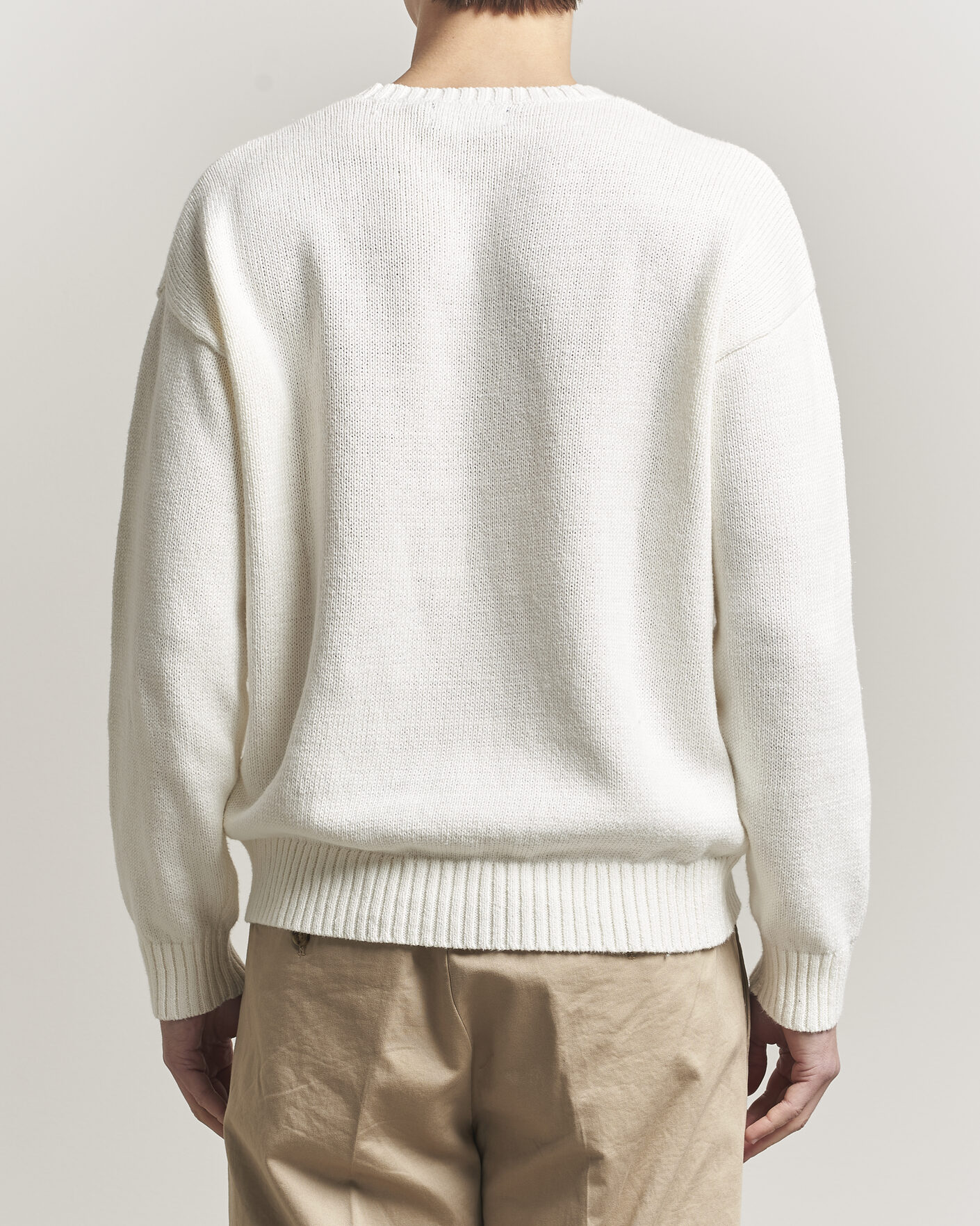 Heren | Truien | Polo Ralph Lauren | Linen Blend Sweater Deckwash White