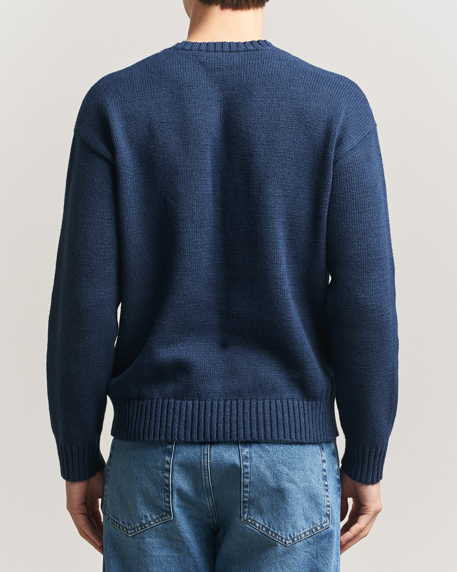 Homme | Pulls Et Tricots | Polo Ralph Lauren | Linen Blend Sweater Dark Cobalt