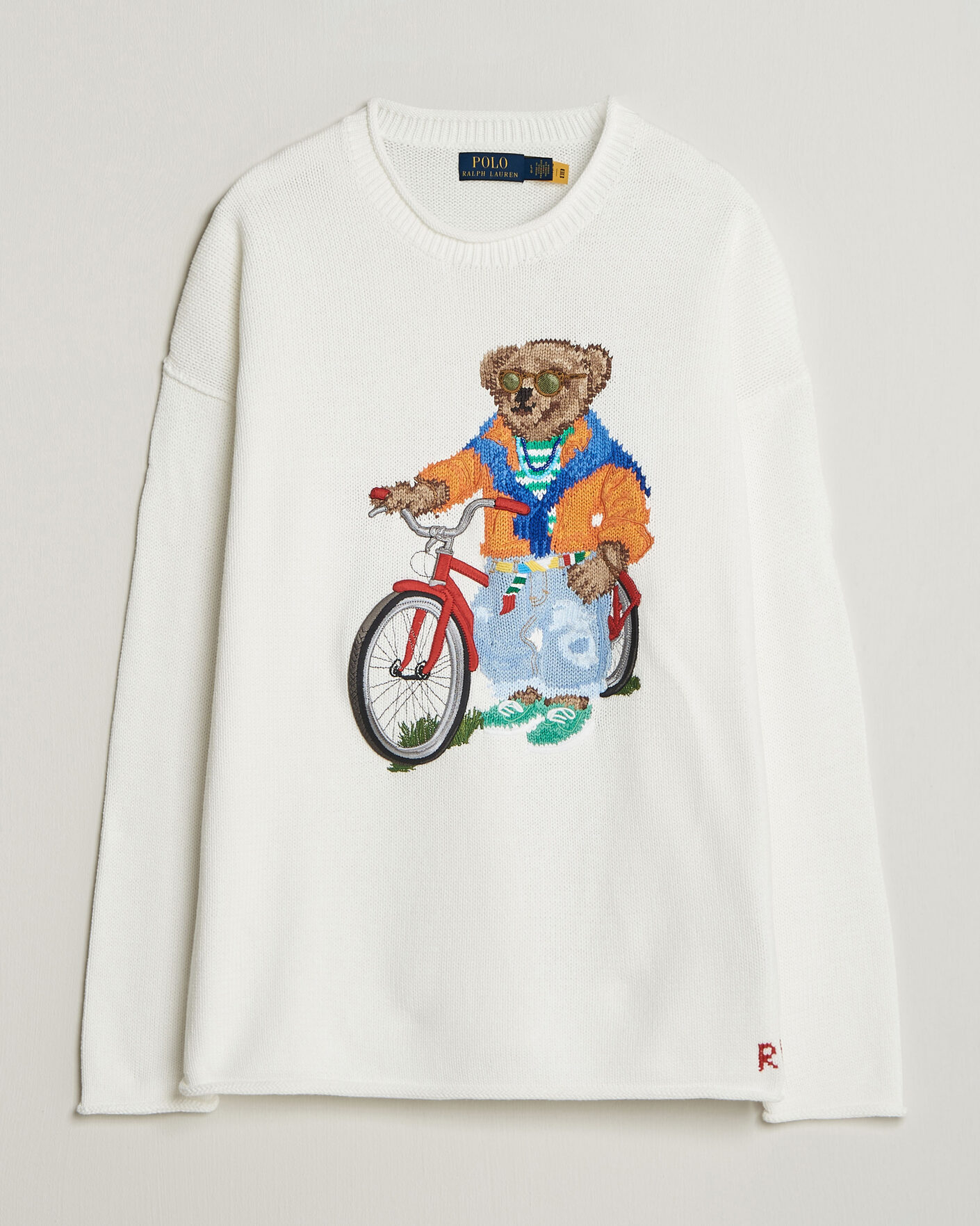 Heren | Truien | Polo Ralph Lauren | Cotton Bear Sweater Deckwash White