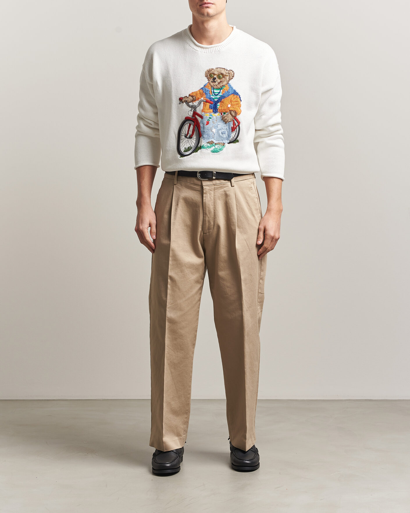 Homme | Pulls Et Tricots | Polo Ralph Lauren | Cotton Bear Sweater Deckwash White