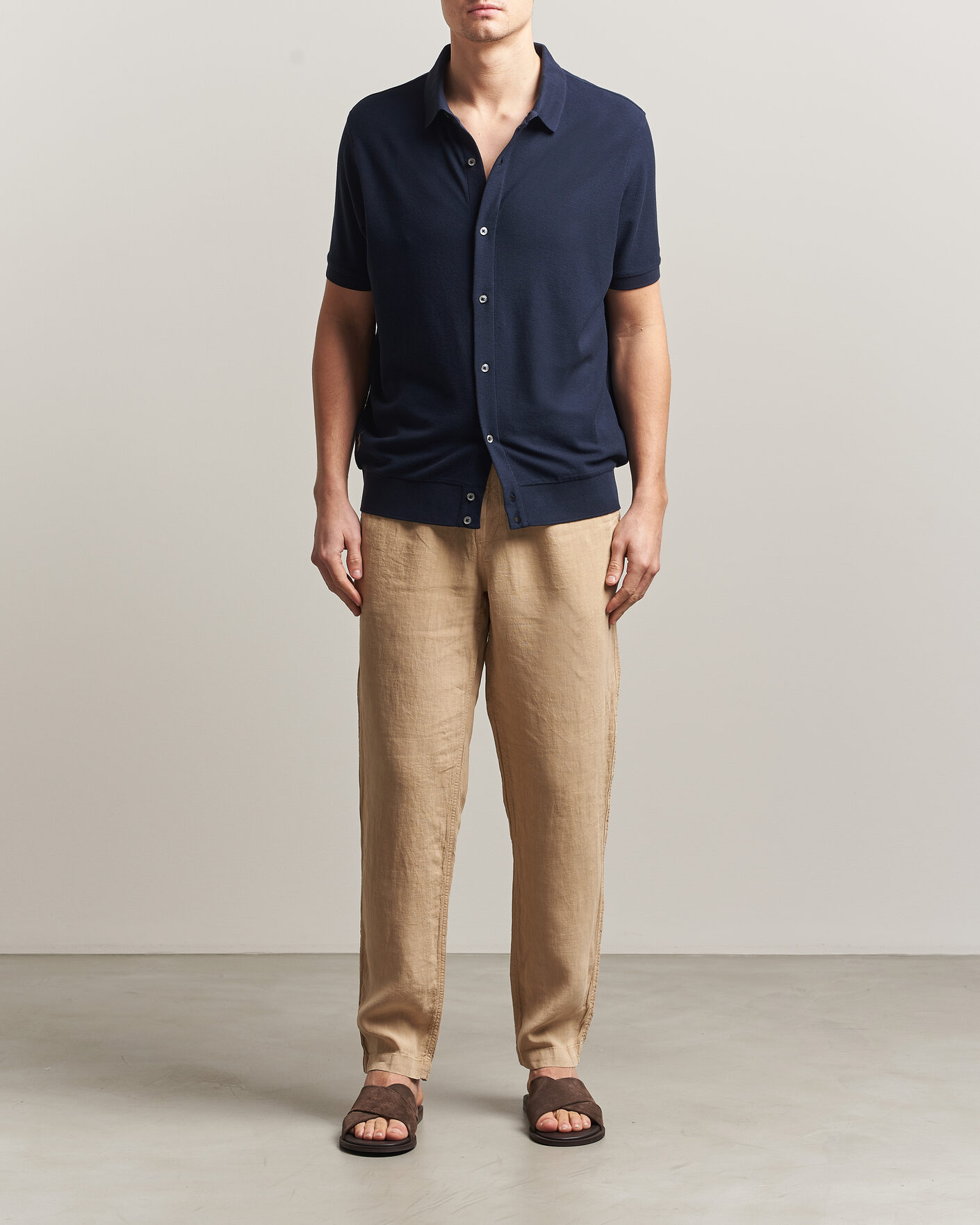 Heren | Polo's | Polo Ralph Lauren | Cotton Knitted Polo Aviator Navy