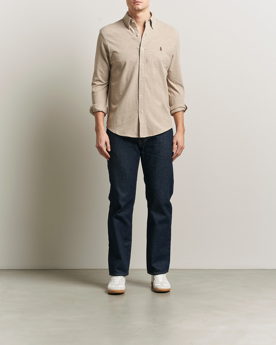 Homme | Chemises | Polo Ralph Lauren | Featherweight Mesh Shirt Tuscan Beige