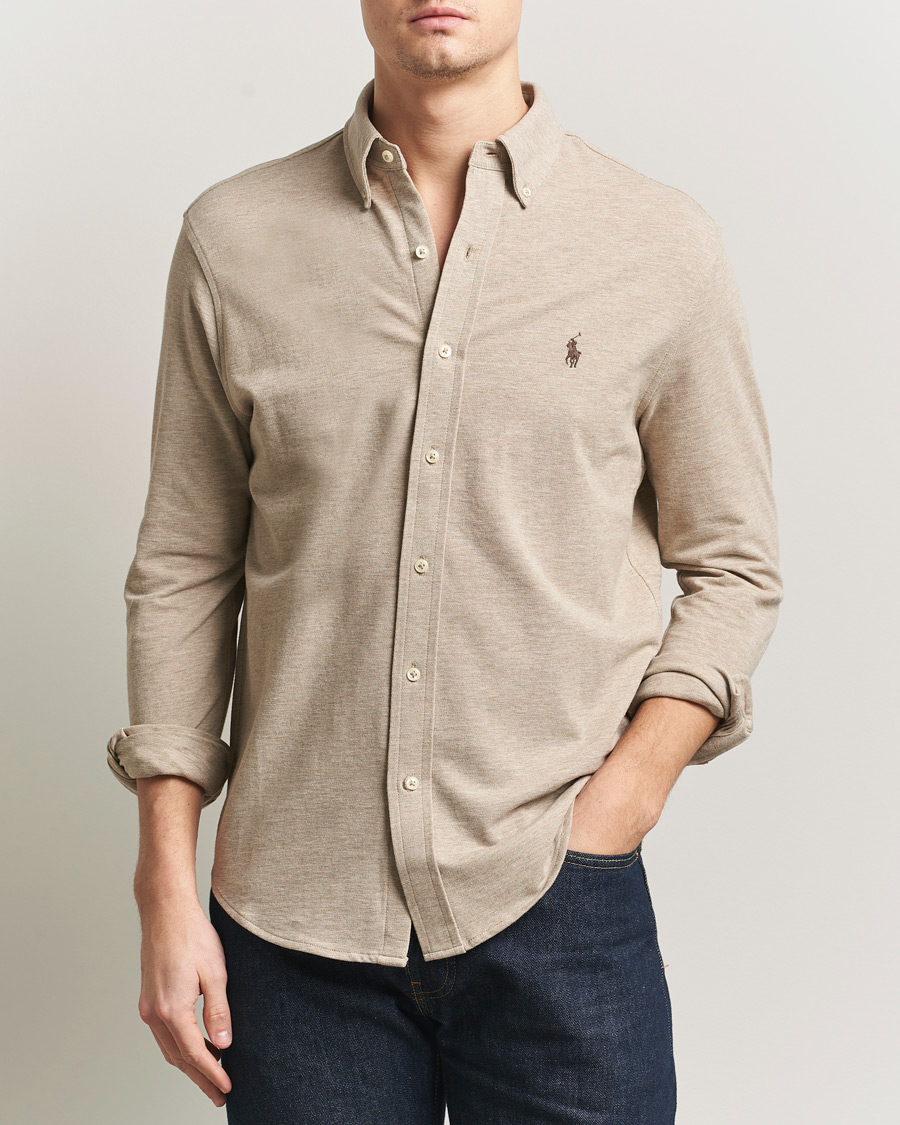 Homme | Chemises | Polo Ralph Lauren | Featherweight Mesh Shirt Tuscan Beige