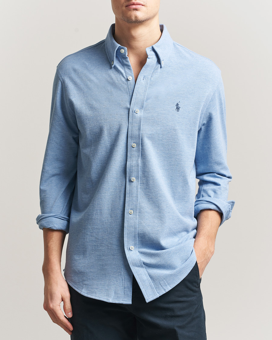 Heren | Overhemden | Polo Ralph Lauren | Featherweight Mesh Shirt Isle Heather