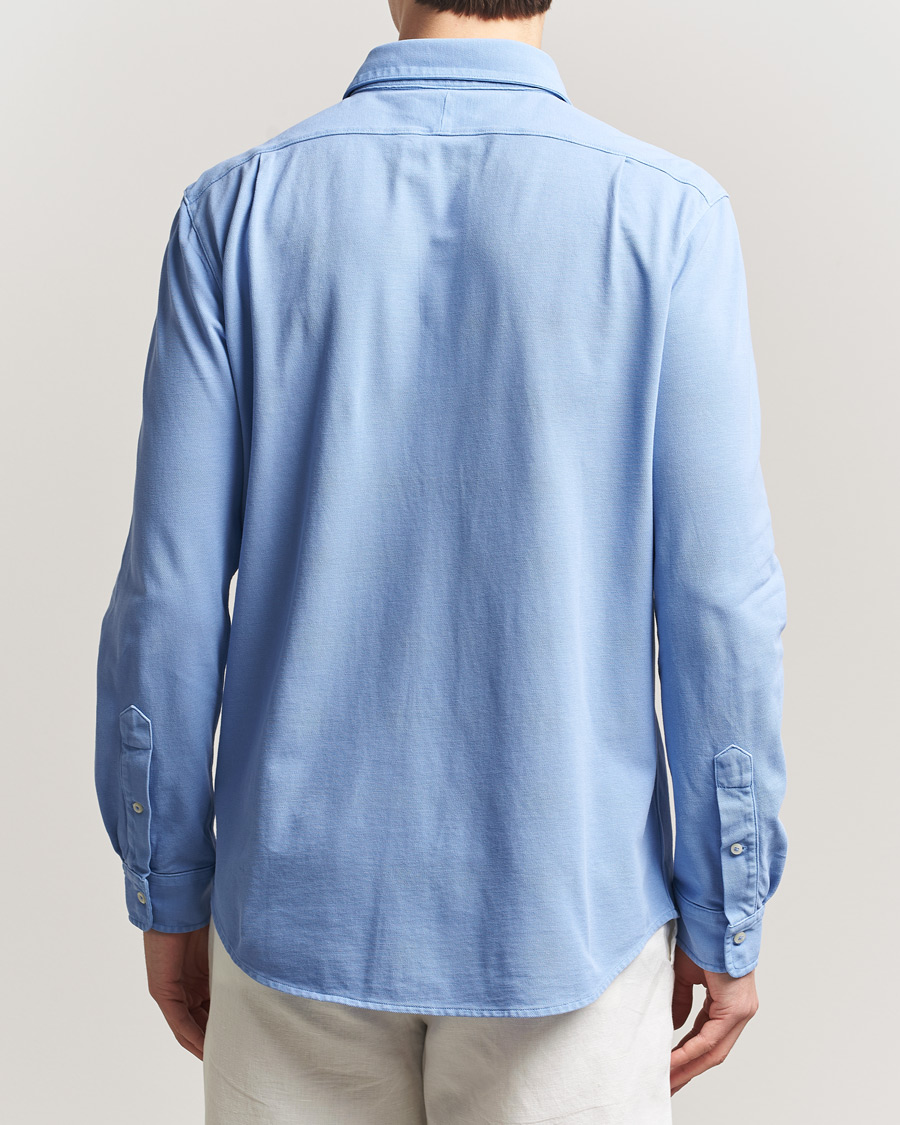 Heren | Overhemden | Polo Ralph Lauren | Featherweight Knitted Shirt Canvas Blue