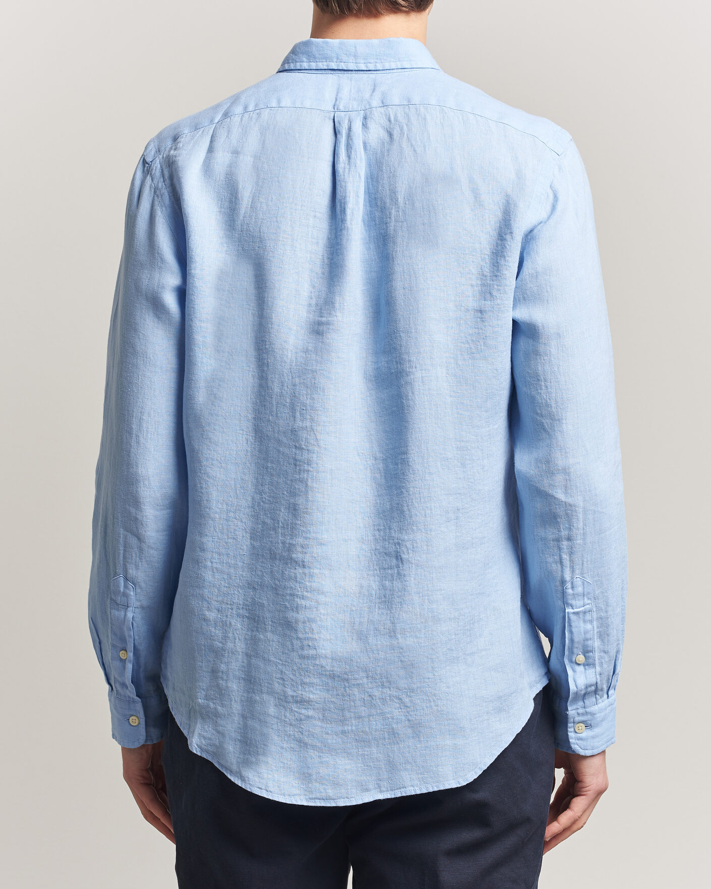 Homme | Chemises | Polo Ralph Lauren | Slim Fit Linen Shirt Austin Blue