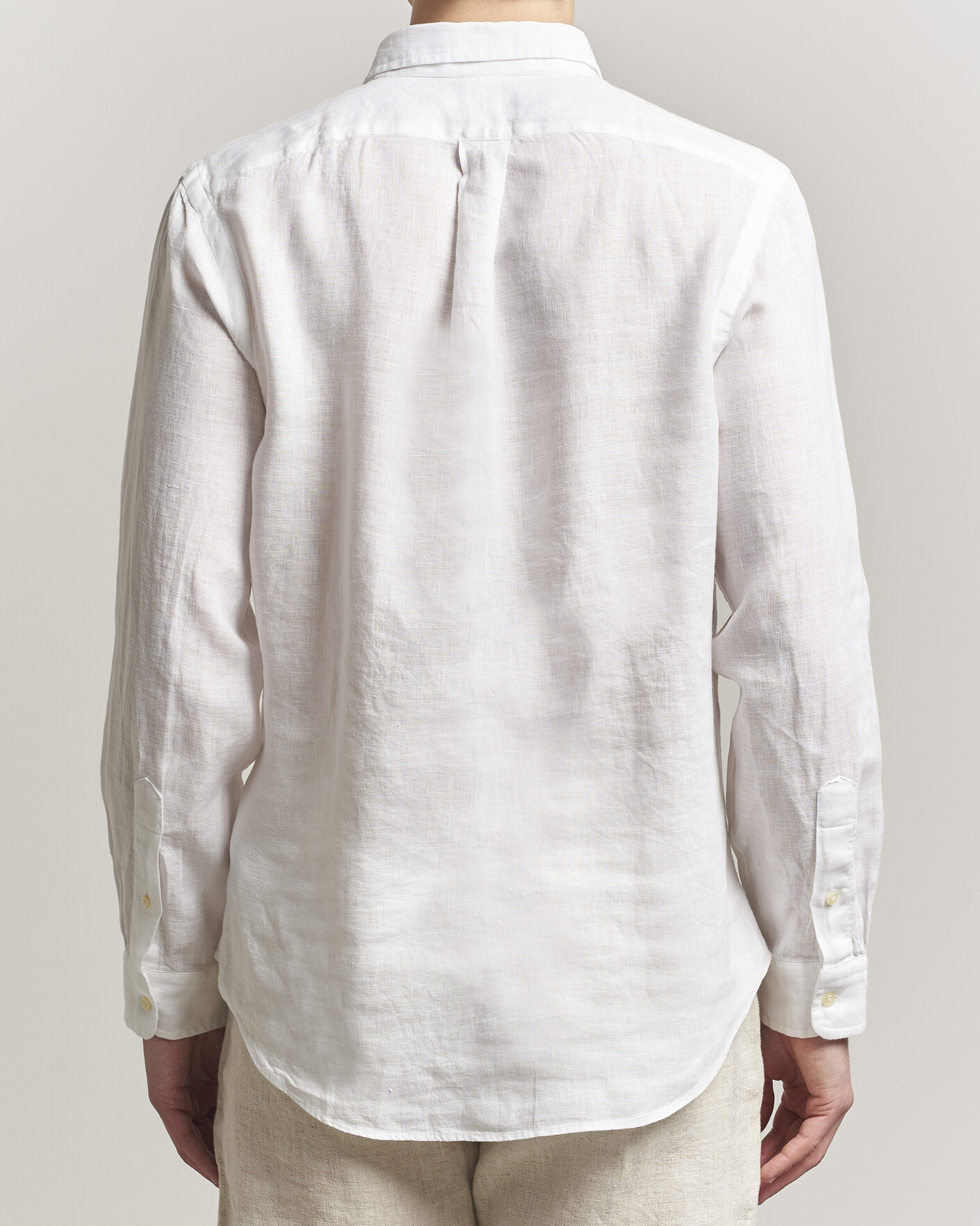Heren | Overhemden | Polo Ralph Lauren | Slim Fit Linen Shirt White