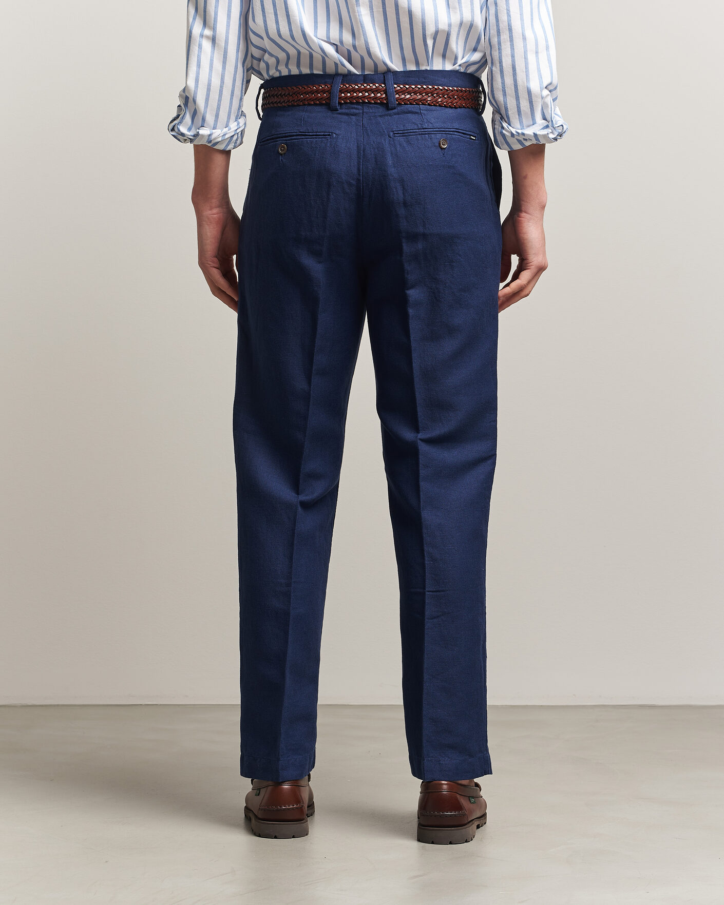 Heren | Broeken | Polo Ralph Lauren | Cotton Linen Pants Newport Navy