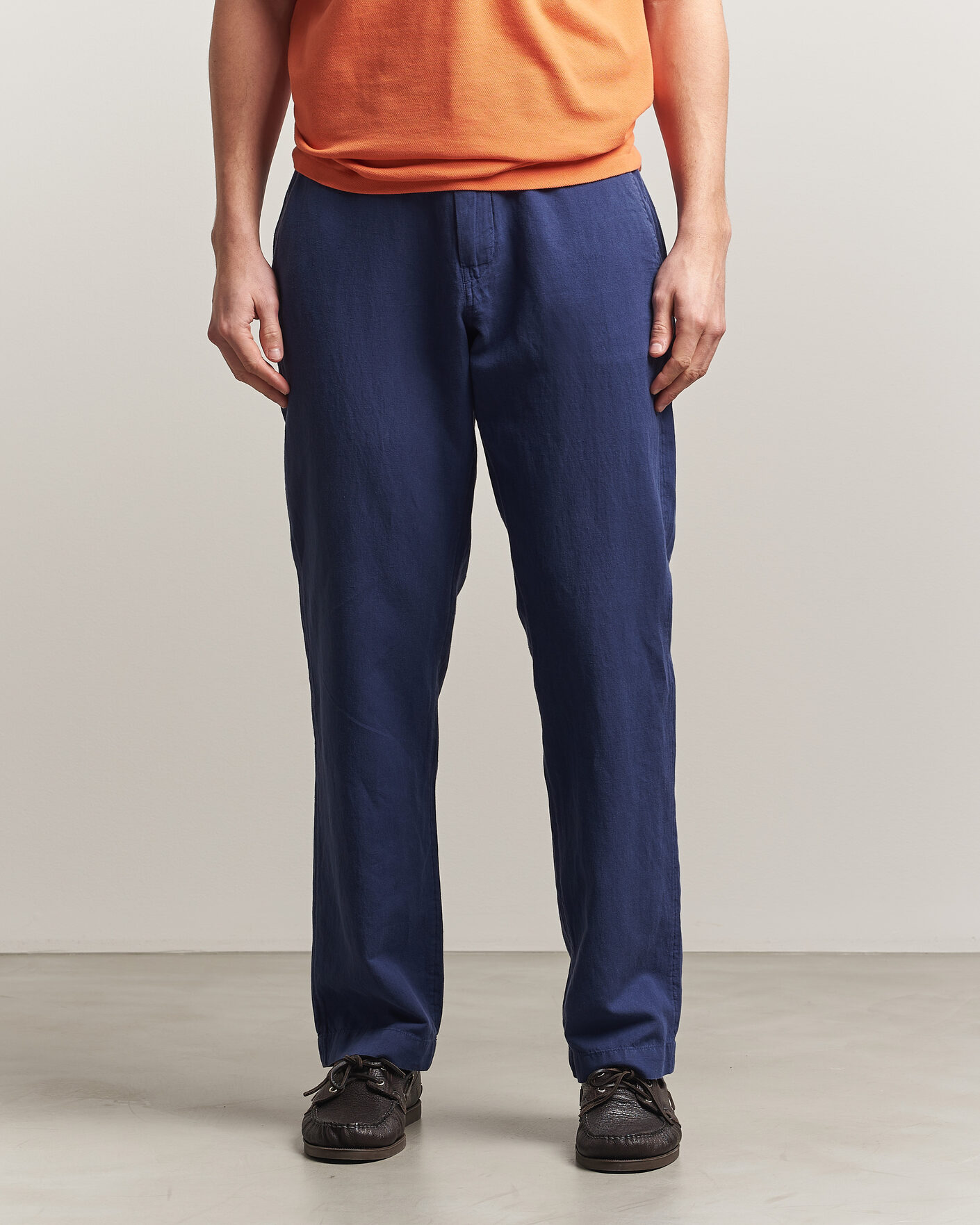 Heren | Broeken | Polo Ralph Lauren | Linen Cotton Pants New Classic Navy