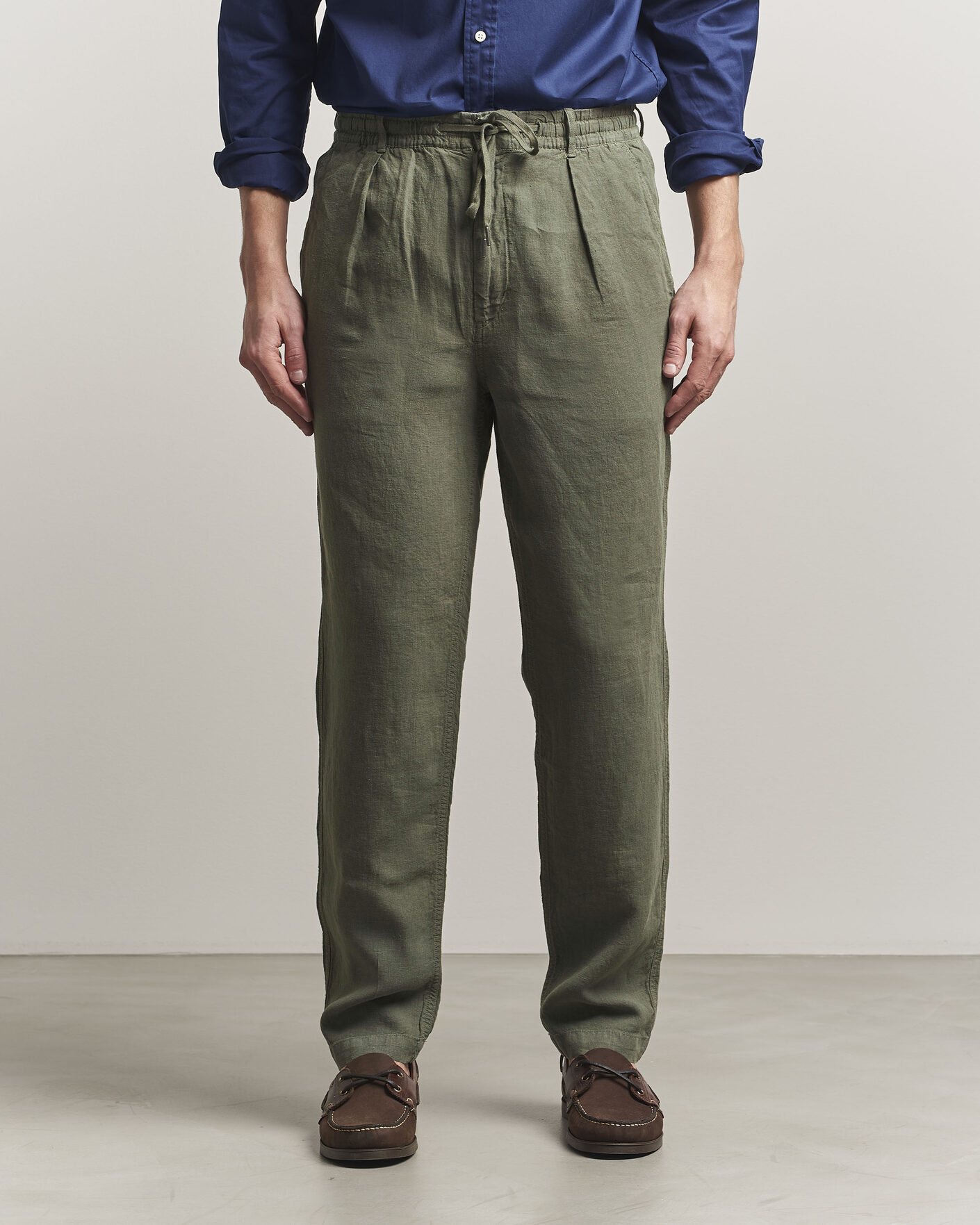 Heren | Broeken | Polo Ralph Lauren | Prepster Linen Trousers New Olive