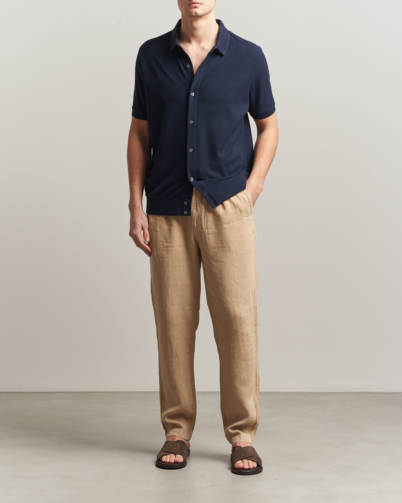 Heren | Broeken | Polo Ralph Lauren | Prepster Linen Trousers Classic Khaki