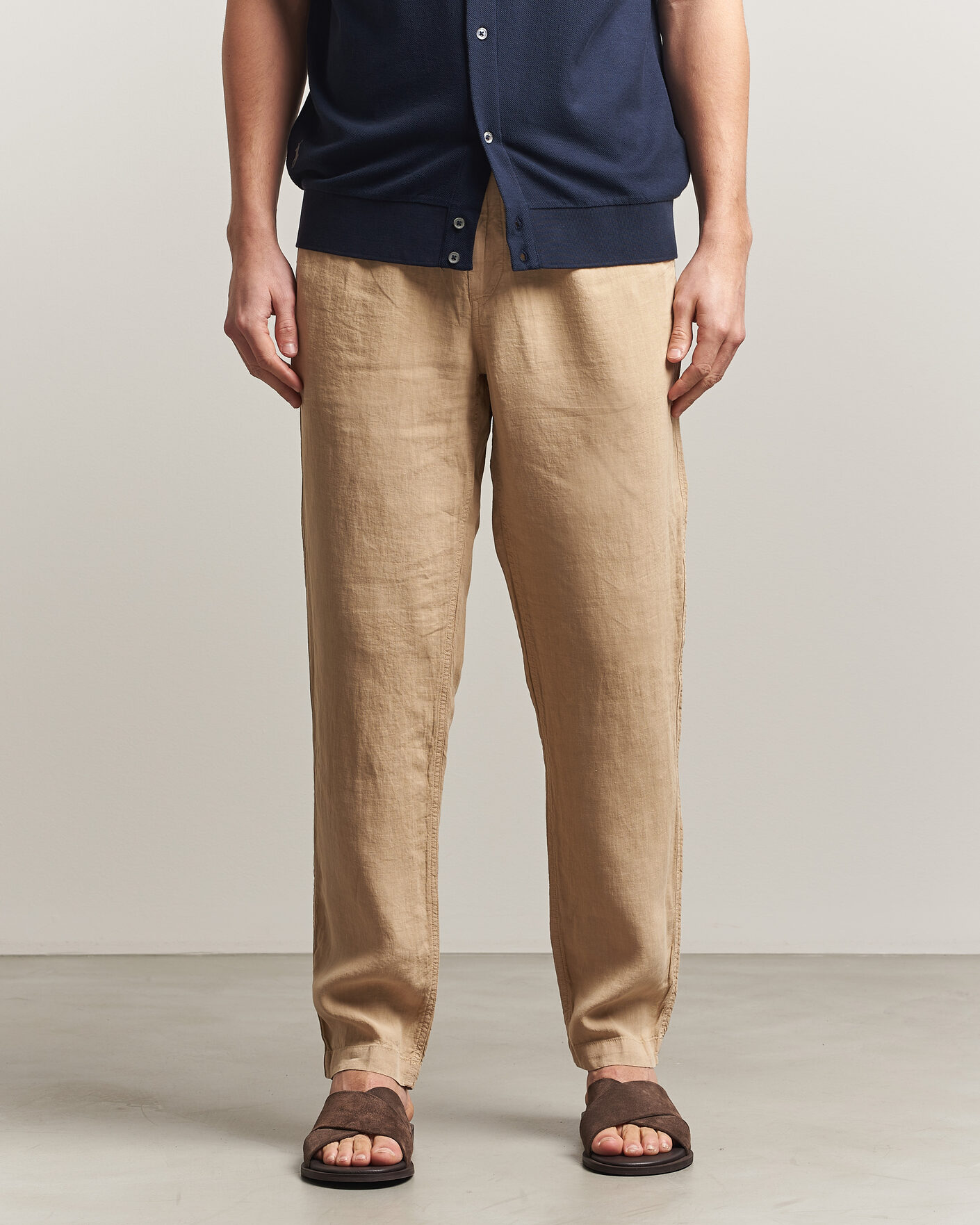 Heren | Broeken | Polo Ralph Lauren | Prepster Linen Trousers Classic Khaki