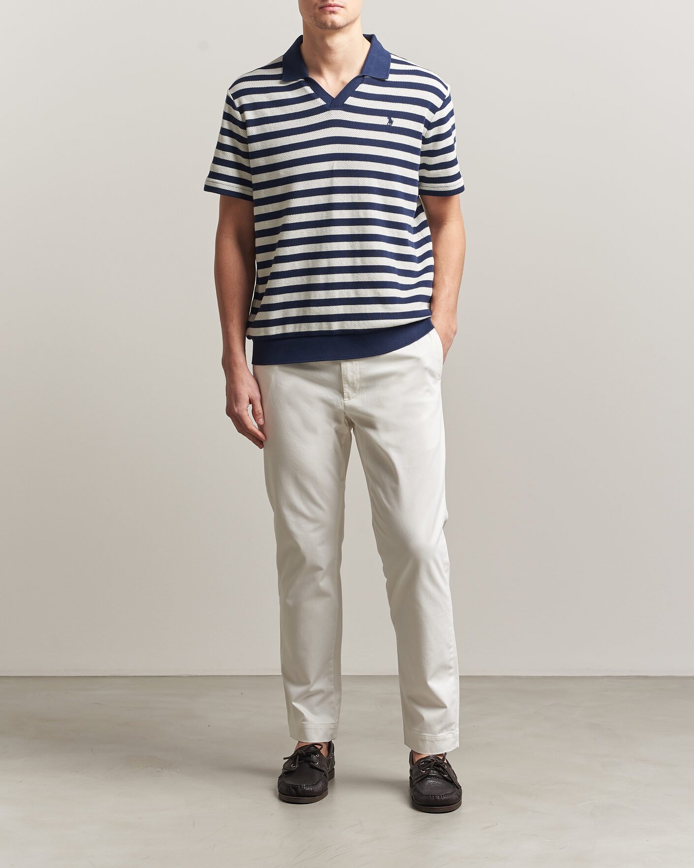 Heren | Broeken | Polo Ralph Lauren | Jarrett Satin Chinos Deckwash White
