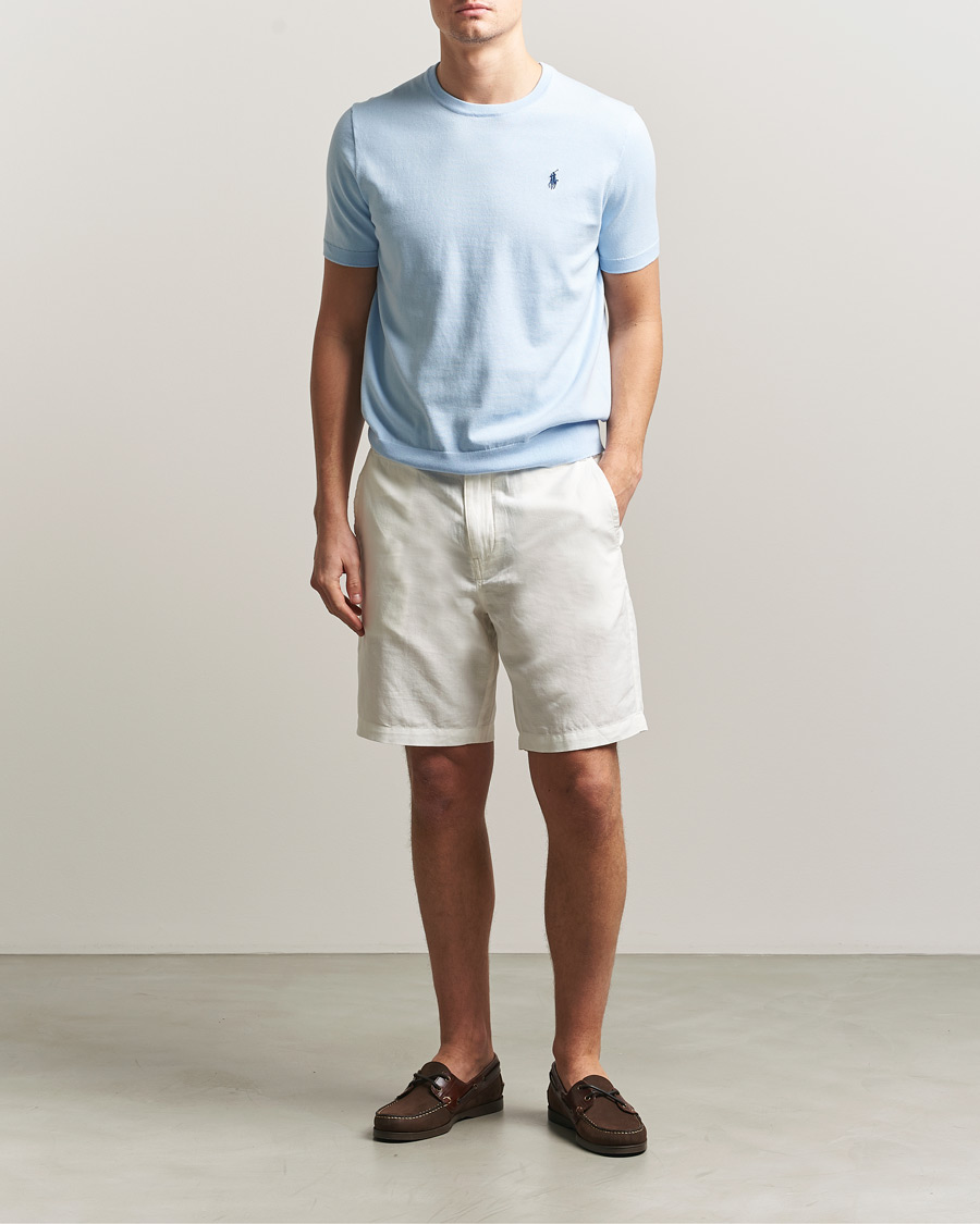 Homme | Shorts | Polo Ralph Lauren | Cotton/Linen Shorts Deckwash White