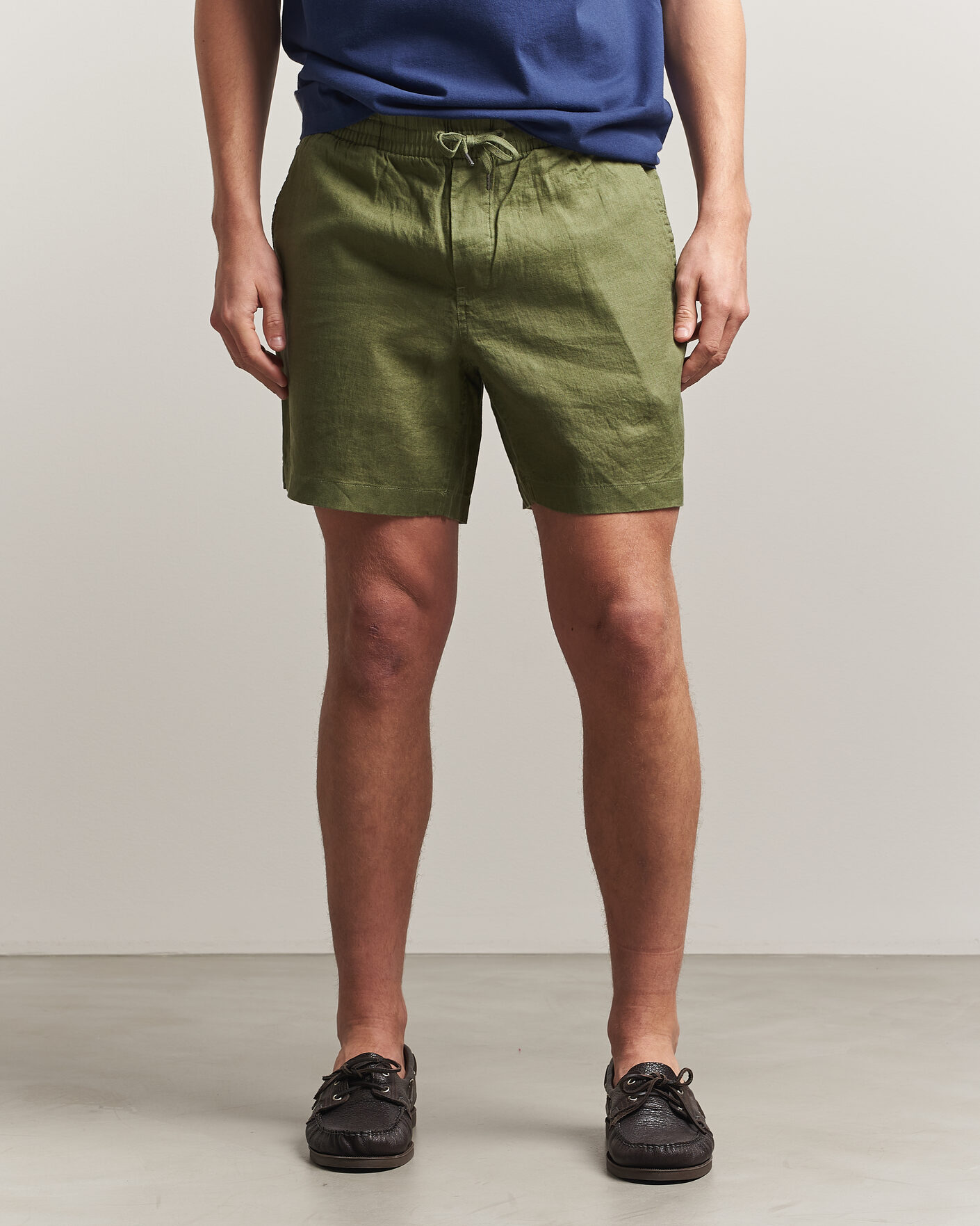 Heren | Korte broek | Polo Ralph Lauren | Dyed Linen Shorts Garden Trail