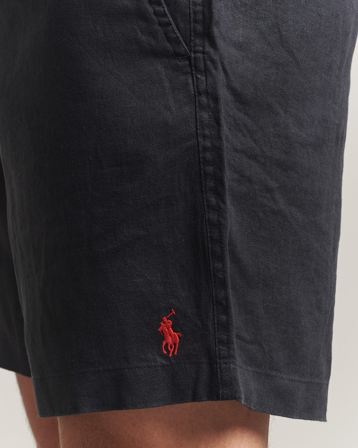 Heren | Korte broek | Polo Ralph Lauren | Dyed Linen Shorts Polo Black