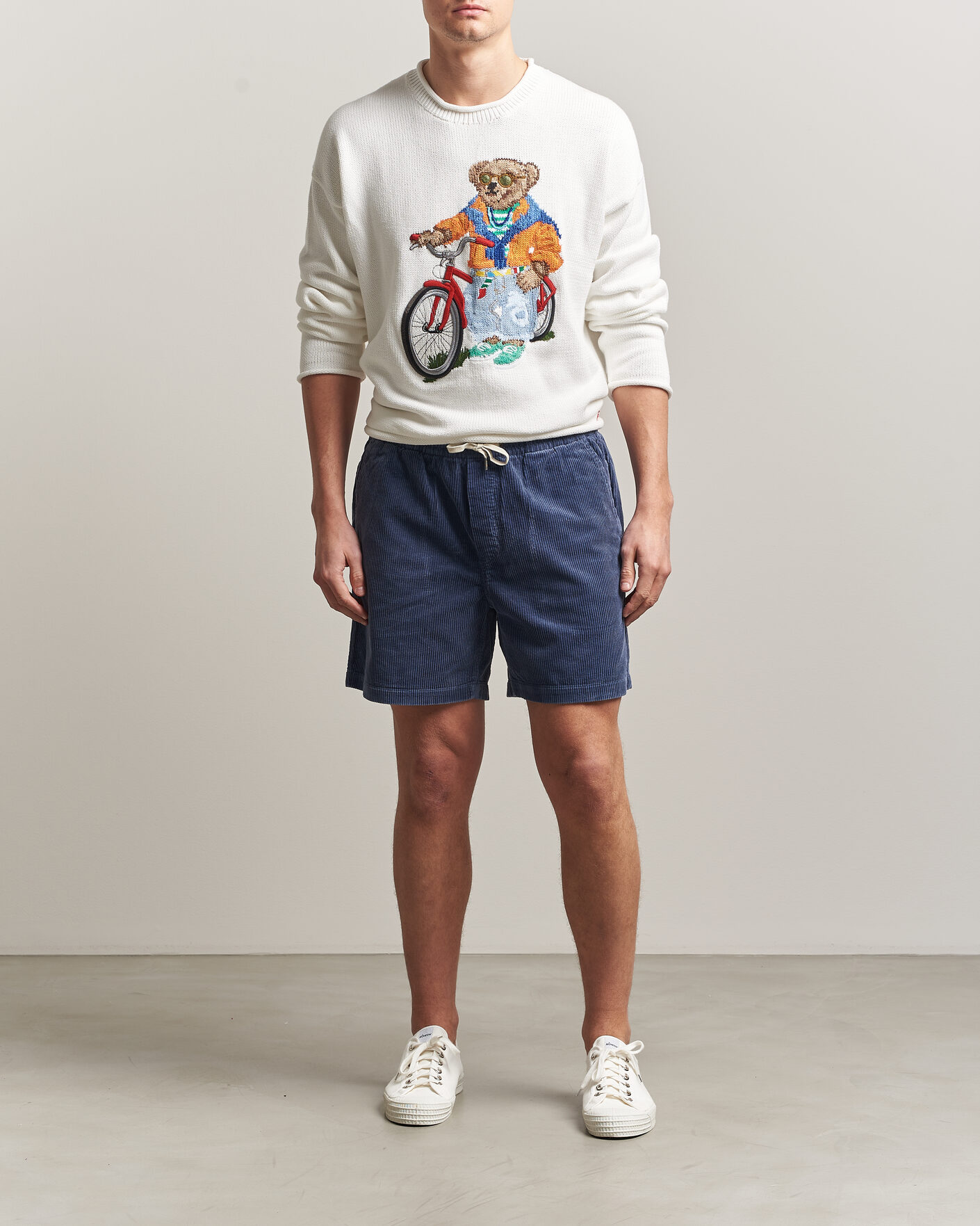 Heren | Korte broek | Polo Ralph Lauren | Corduroy Shorts Boston Navy