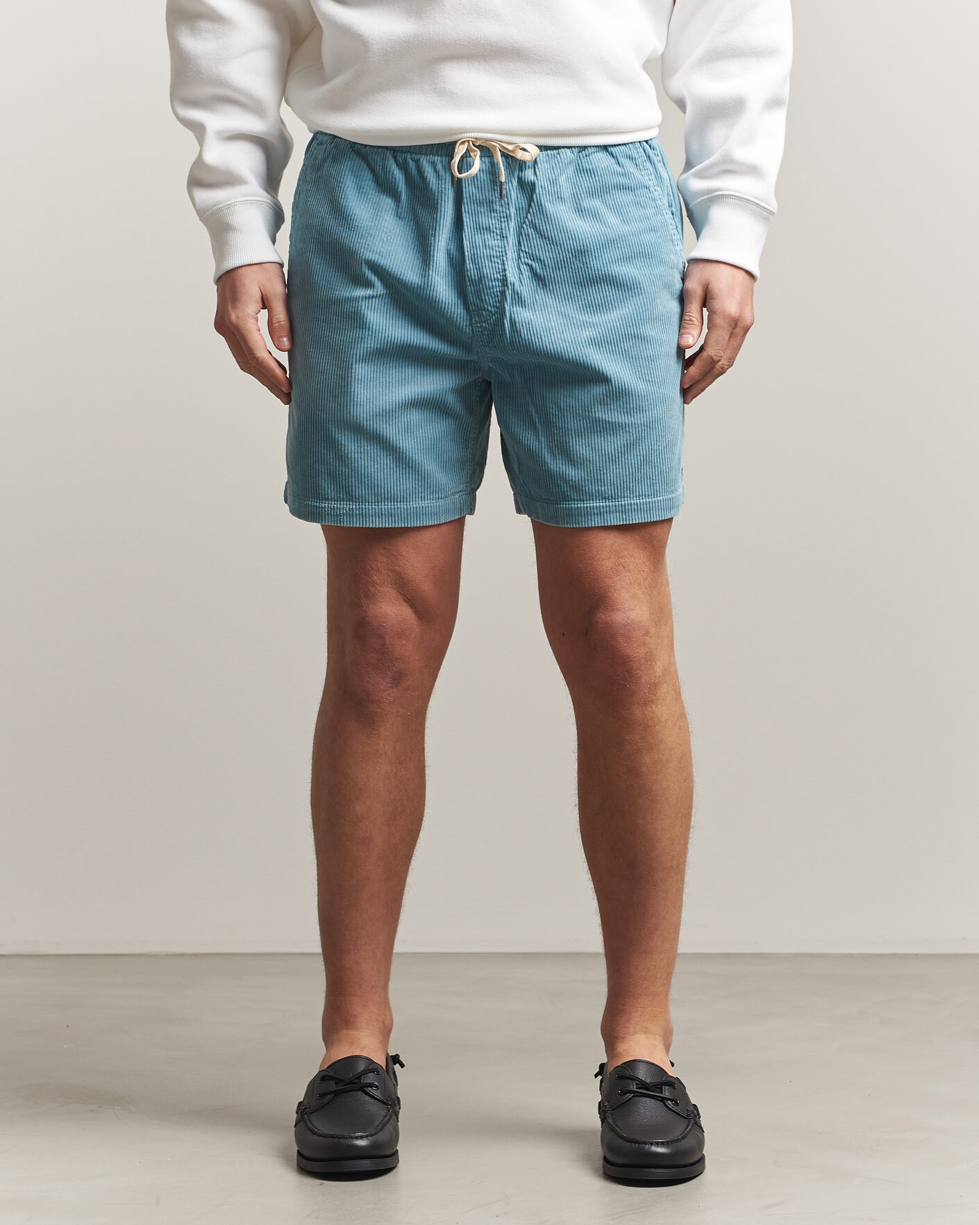Heren | Korte broek | Polo Ralph Lauren | Corduroy Shorts Blue Note