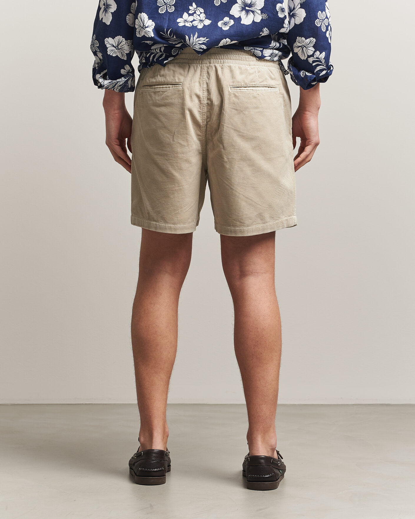 Heren | Korte broek | Polo Ralph Lauren | Corduroy Shorts Khaki Stone