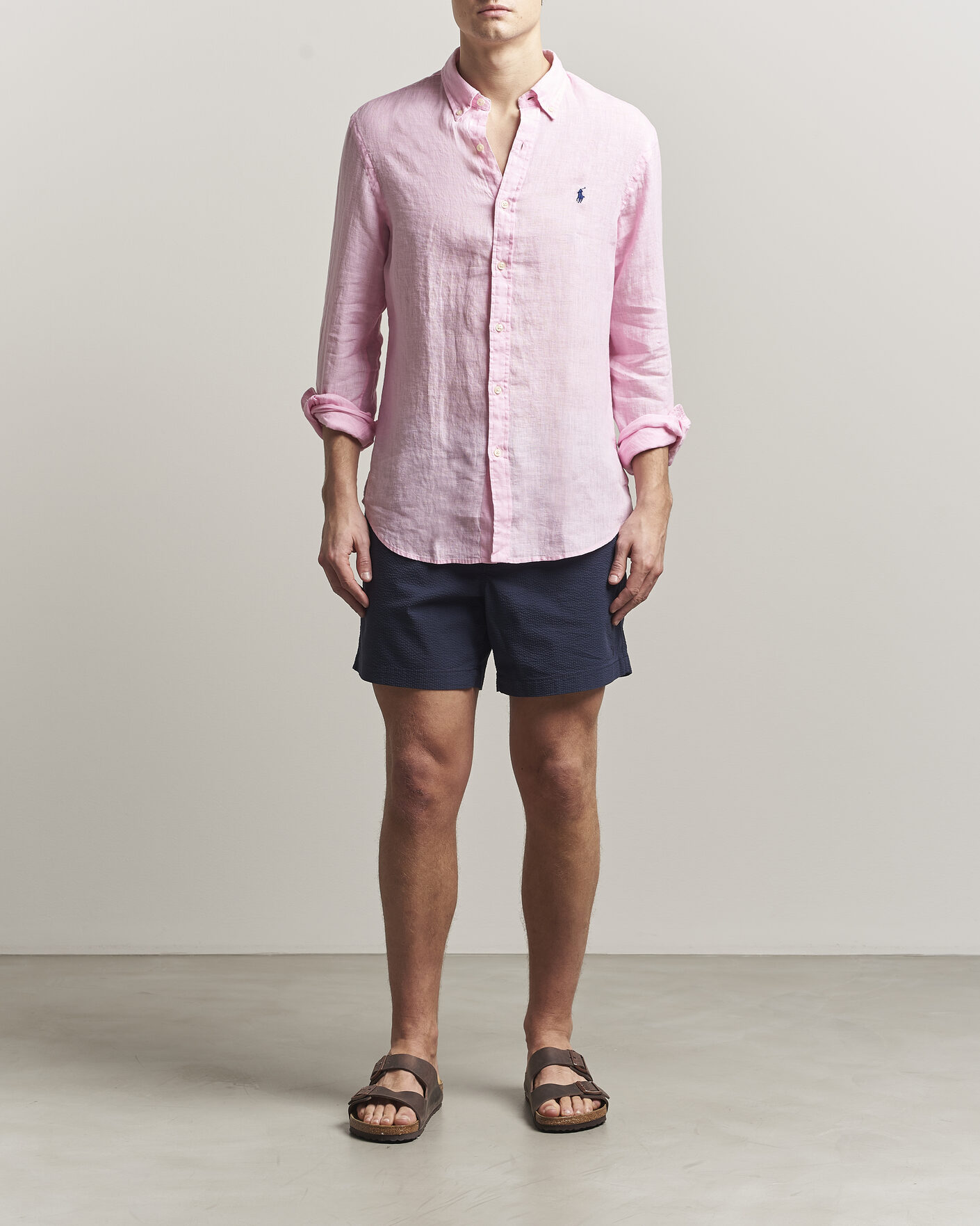 Heren | Korte broek | Polo Ralph Lauren | Seersucker Shorts Newport Navy