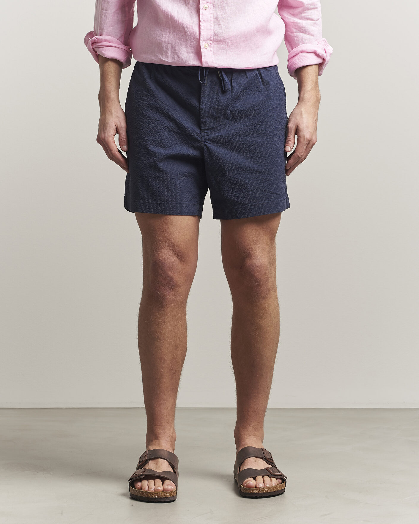 Heren | Korte broek | Polo Ralph Lauren | Seersucker Shorts Newport Navy
