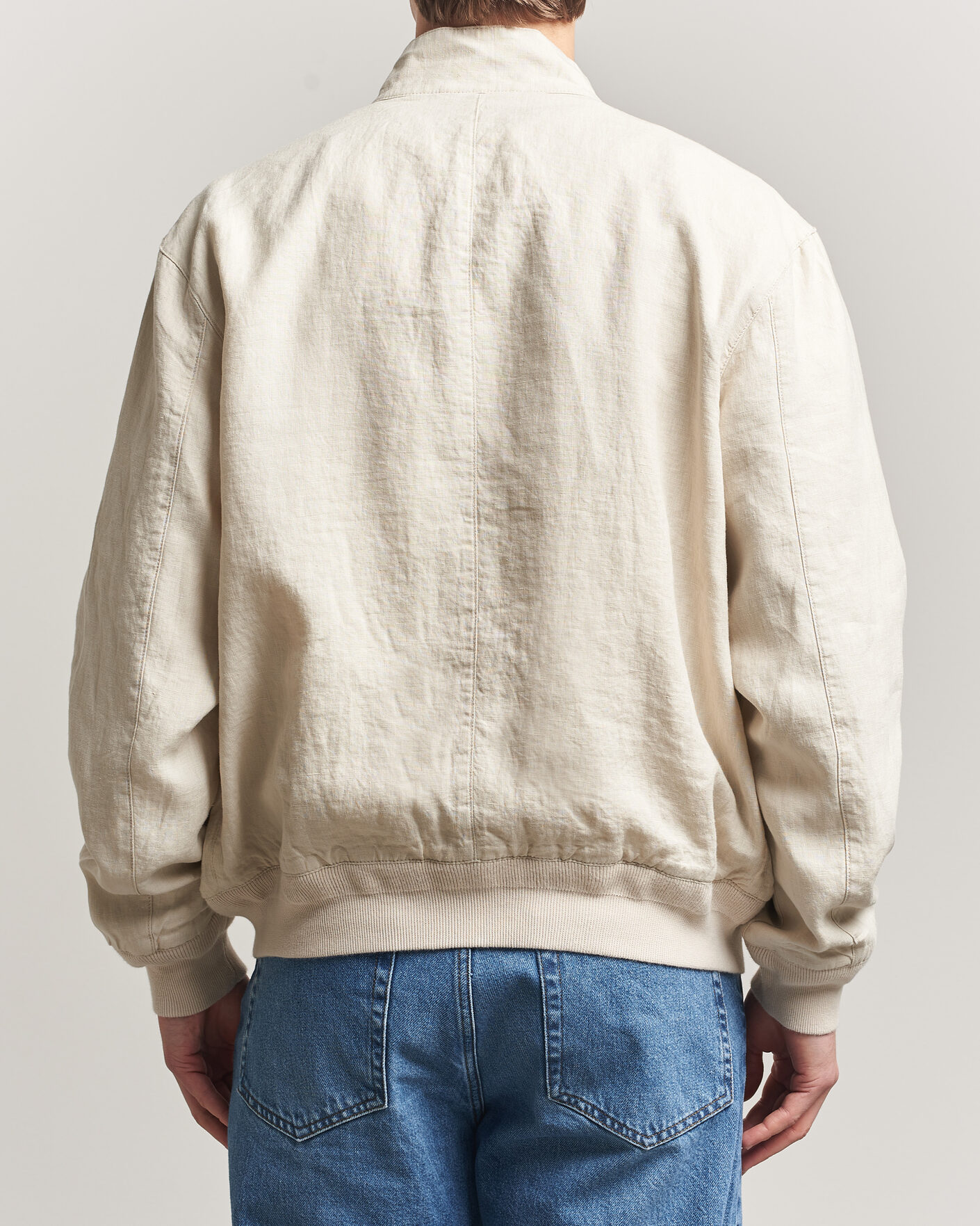 Heren | Jassen | Polo Ralph Lauren | Linen Herringbone Windbreaker Basic Sand