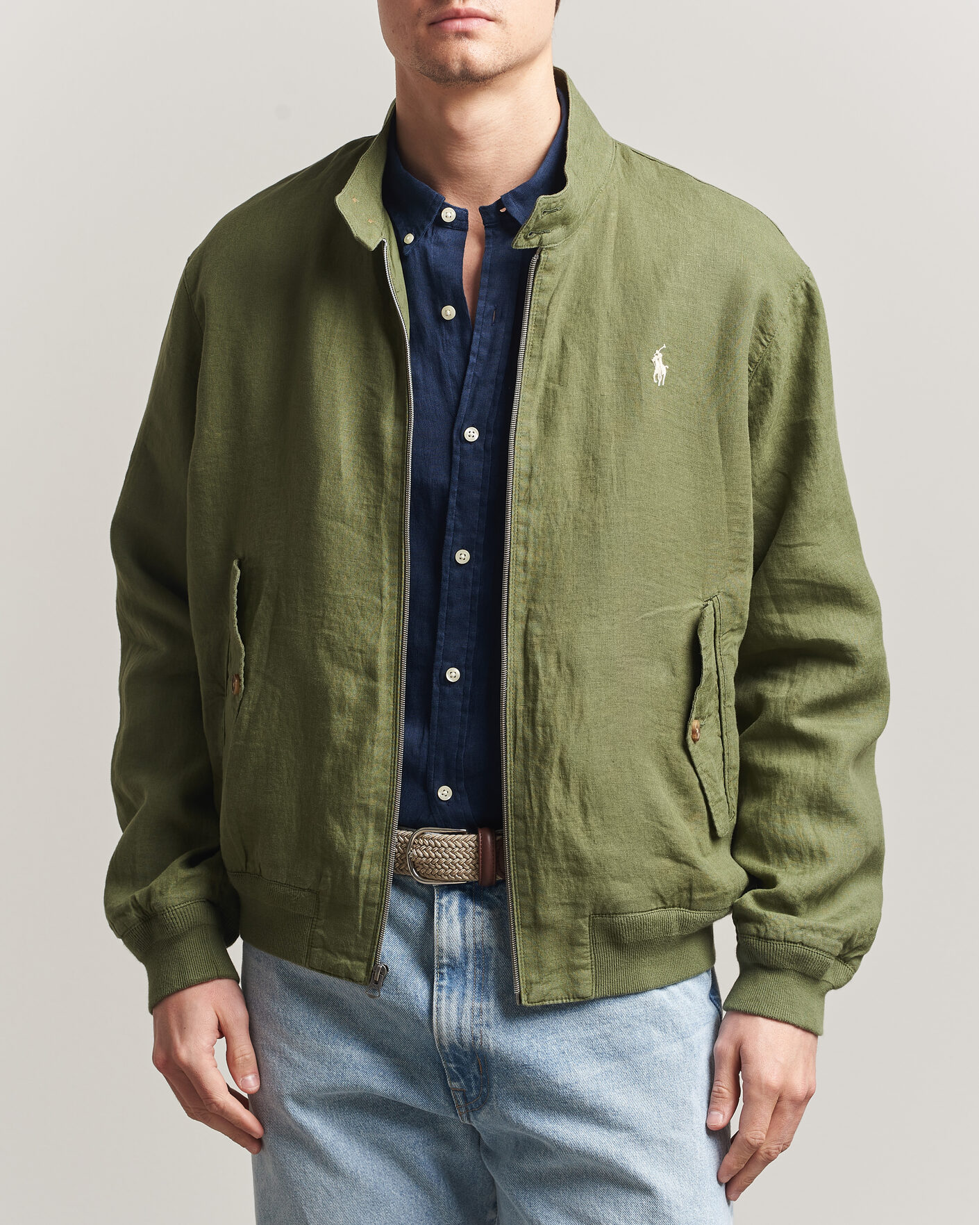 Heren | Jassen | Polo Ralph Lauren | Linen Herringbone Windbreaker Garden Trail