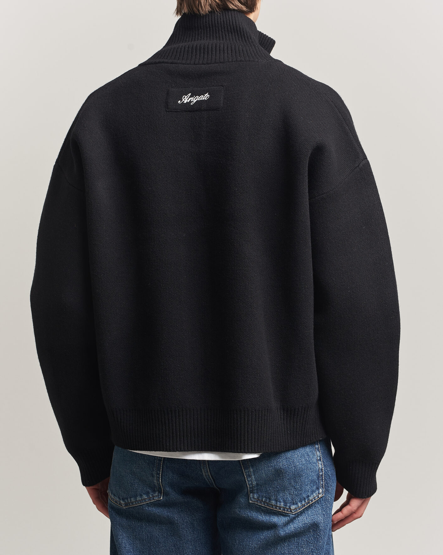 Heren | Truien | Axel Arigato | Core Zip-Up Sweater Black