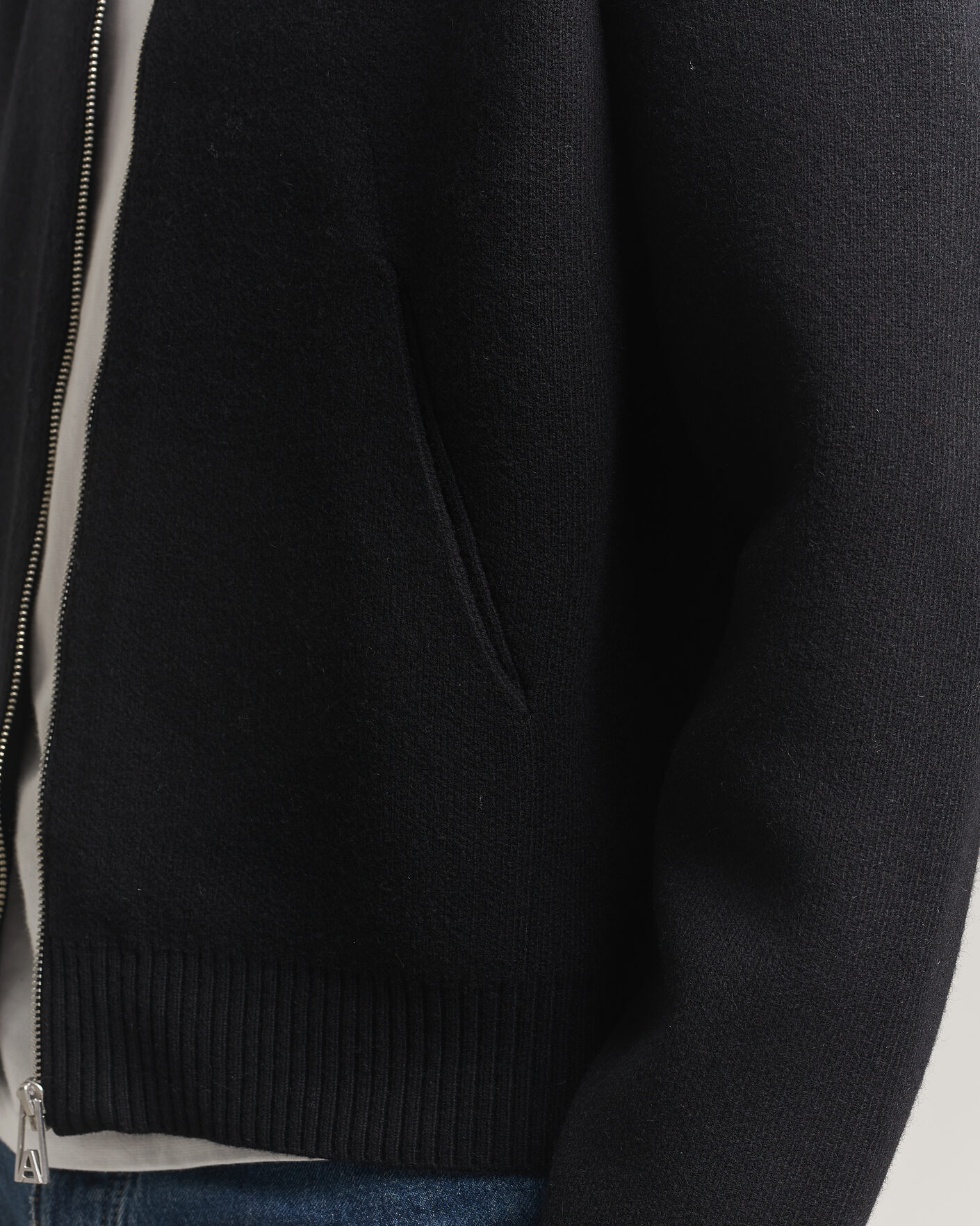 Heren | Truien | Axel Arigato | Core Zip-Up Sweater Black