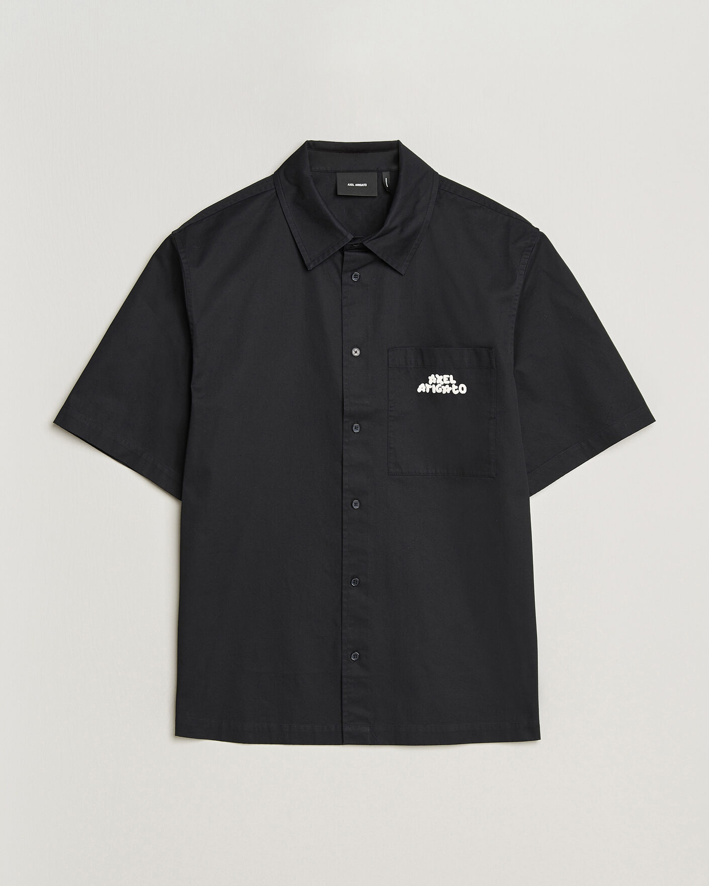 Heren | Overhemden | Axel Arigato | Drew Short Sleeve Shirt Black