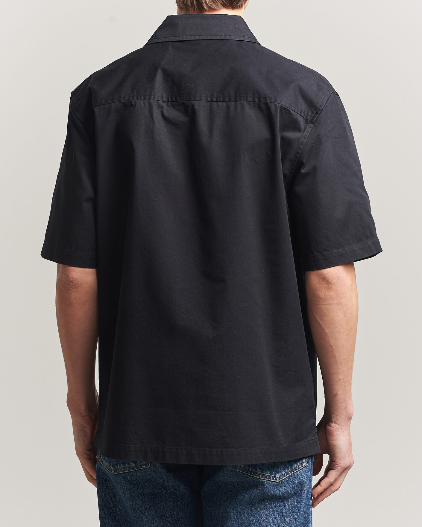 Heren | Overhemden | Axel Arigato | Drew Short Sleeve Shirt Black