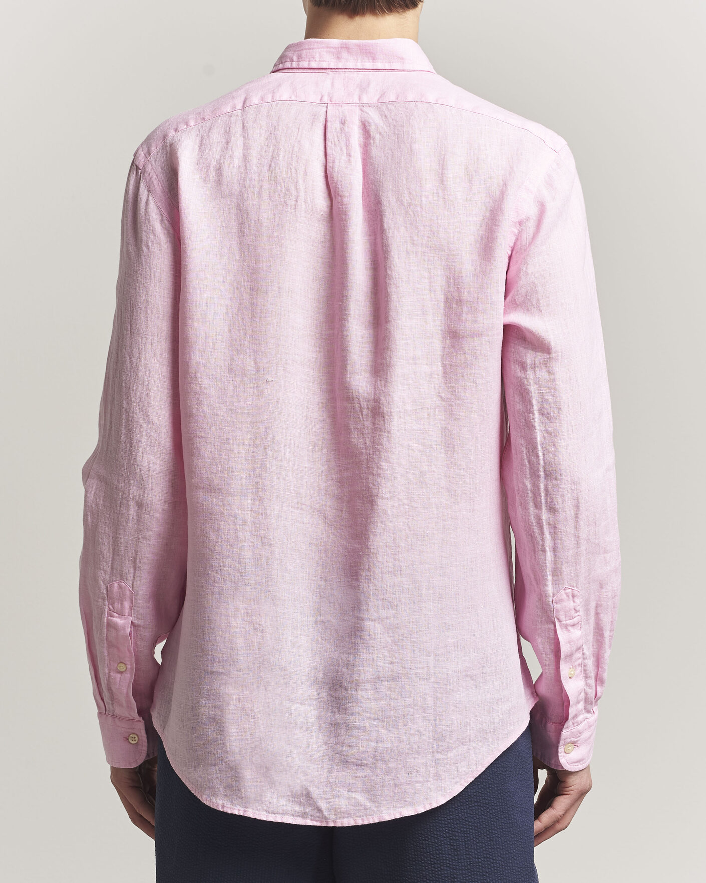 Heren | Overhemden | Polo Ralph Lauren | Slim Fit Linen Shirt Carmel Pink
