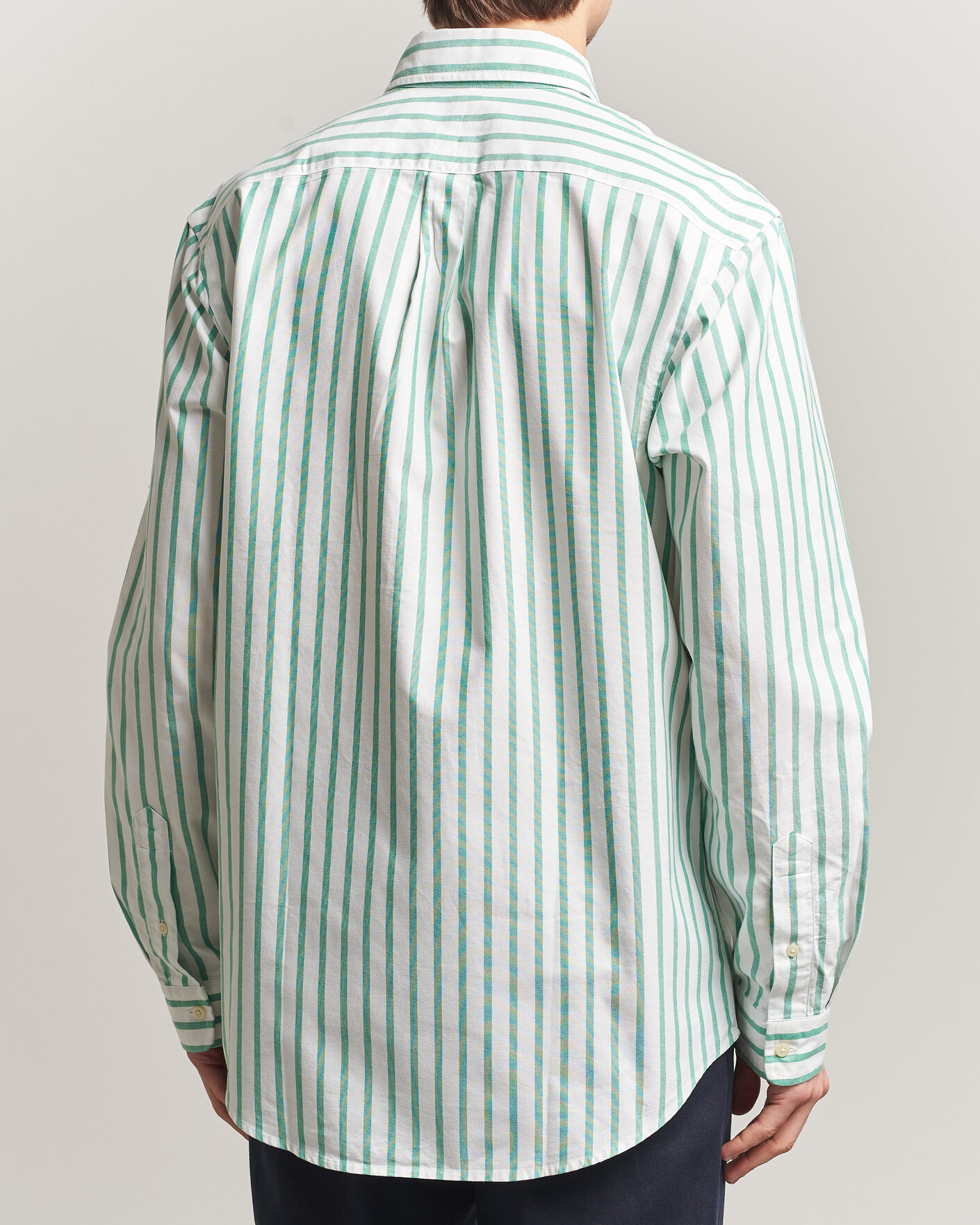 Heren | Overhemden | Polo Ralph Lauren | Custom Fit Striped Oxford Shirt Green