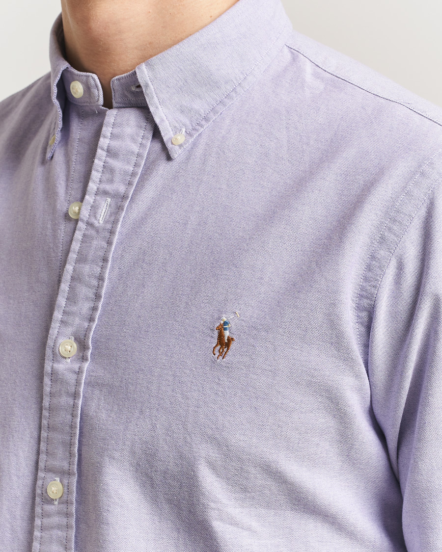 Heren | Overhemden | Polo Ralph Lauren | Custom Fit Oxford Shirt Tissel Purple