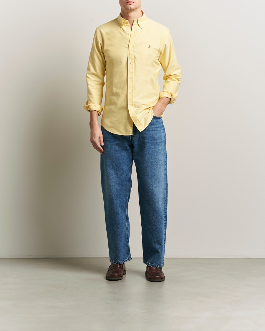 Heren | Overhemden | Polo Ralph Lauren | Custom Fit Oxford Shirt Yellow
