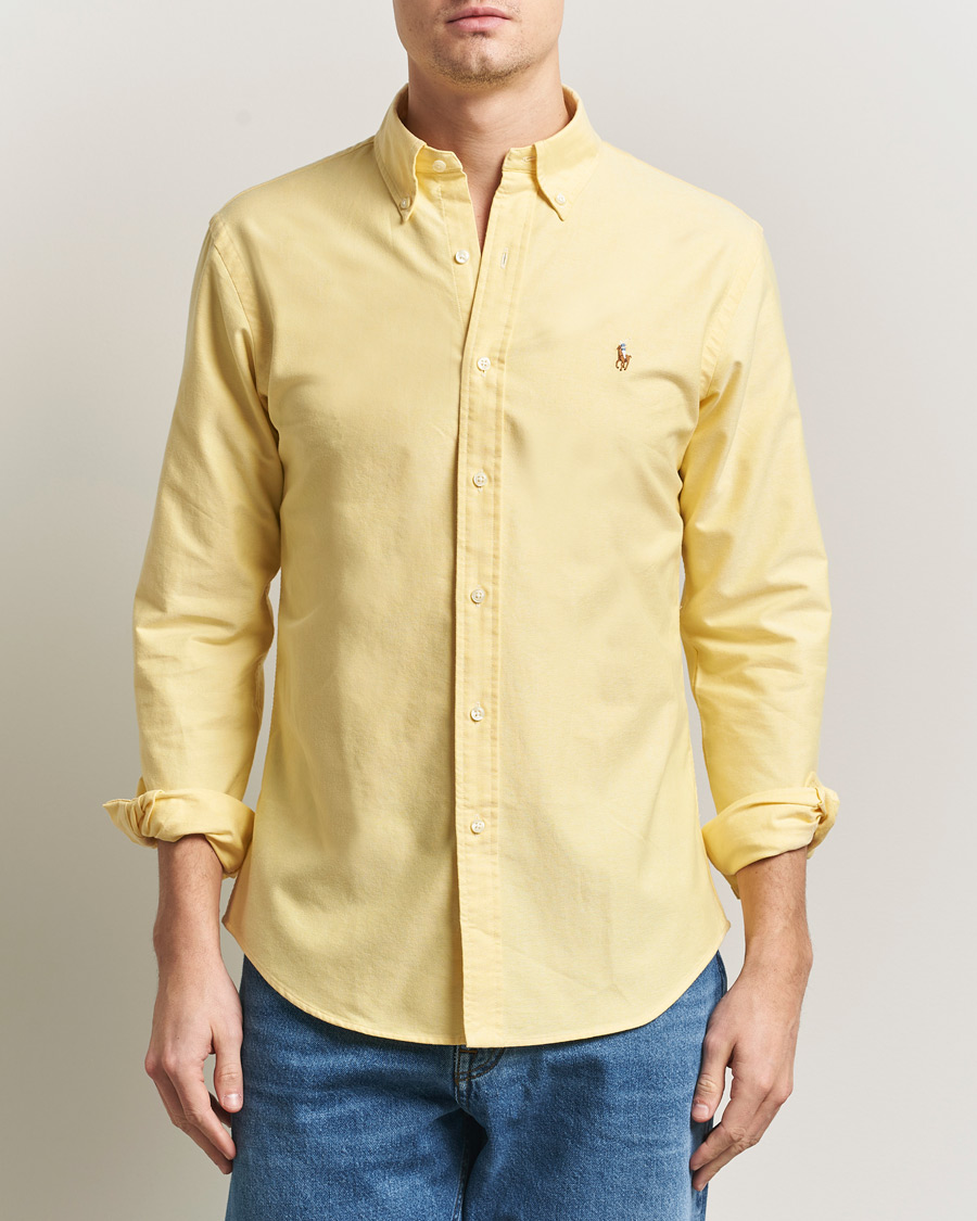 Heren | Overhemden | Polo Ralph Lauren | Custom Fit Oxford Shirt Yellow