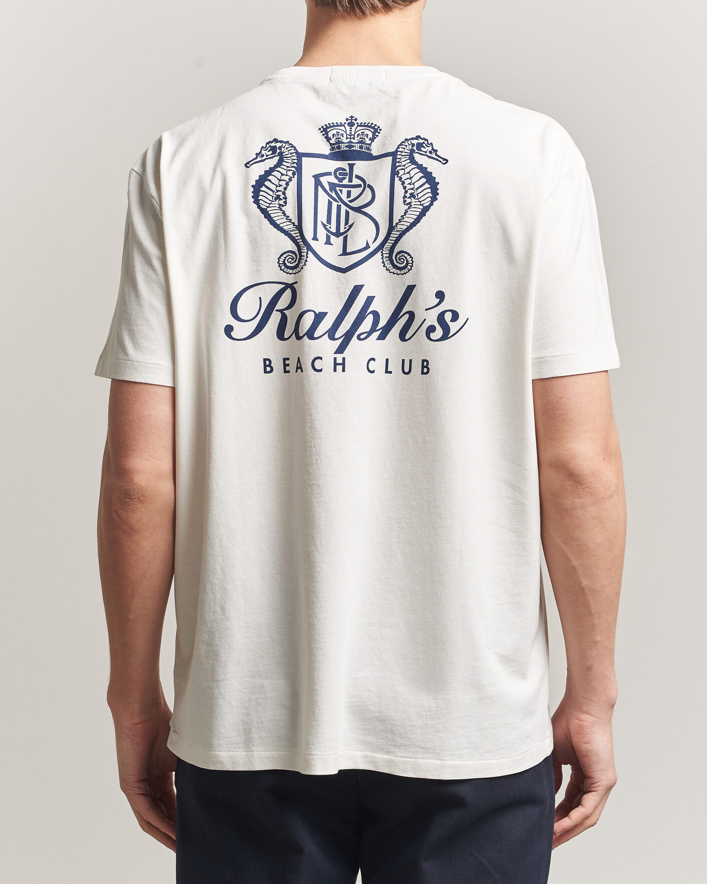Homme | T-shirts | Polo Ralph Lauren | Ralph's Beach Club Back Print Tee White