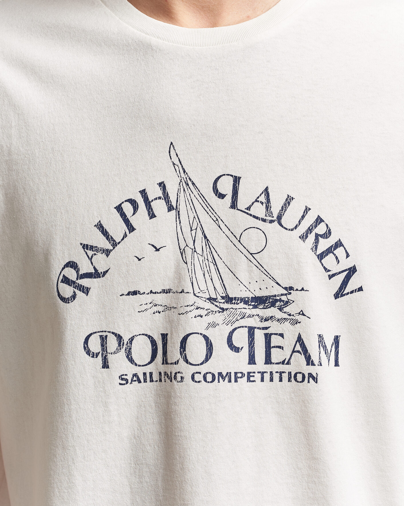 Heren | T-shirts | Polo Ralph Lauren | Ralph's Beach Club Printed Tee Deckwash White