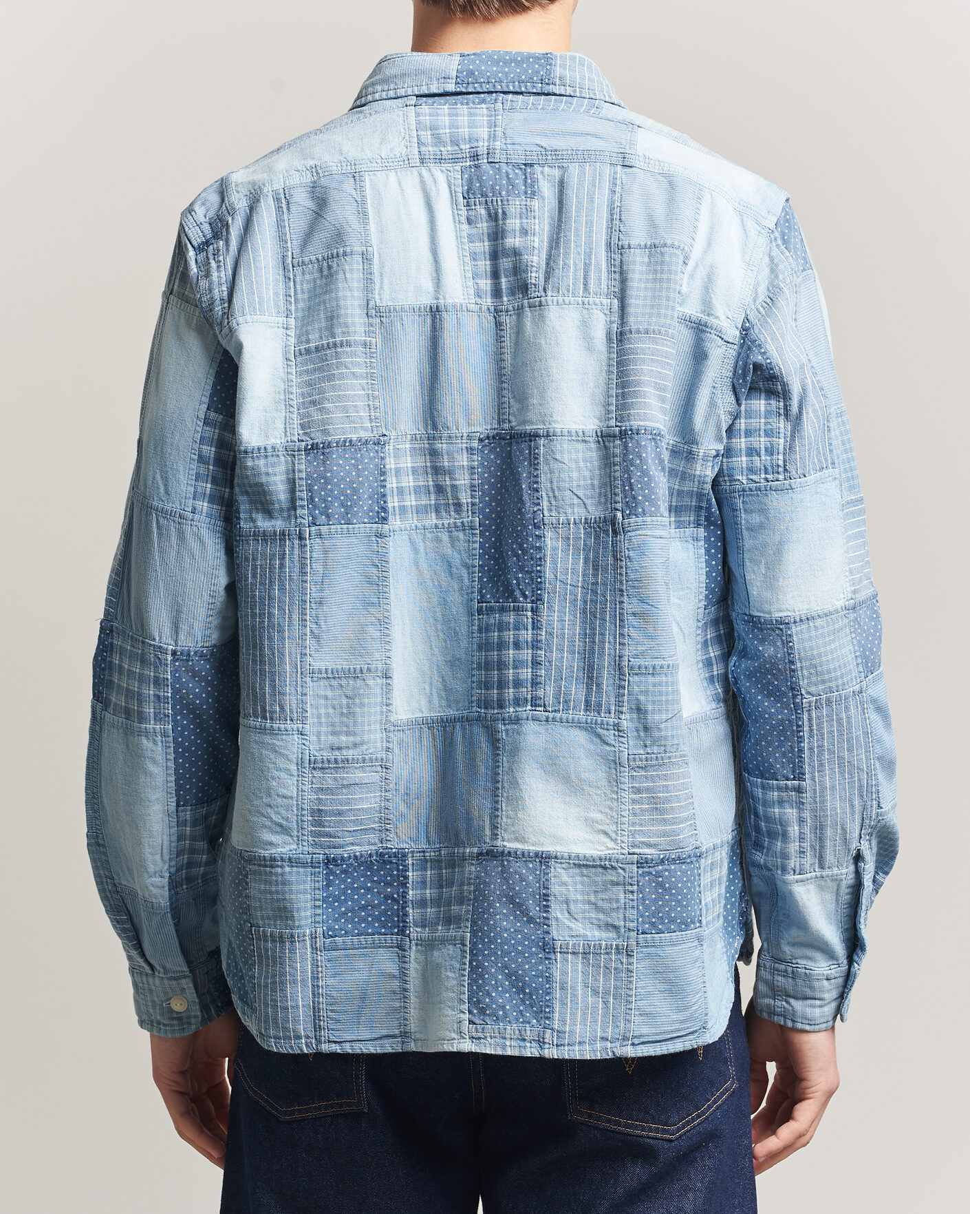 Heren | Overhemden | Polo Ralph Lauren | Indigo Patchwork Shirt Blue