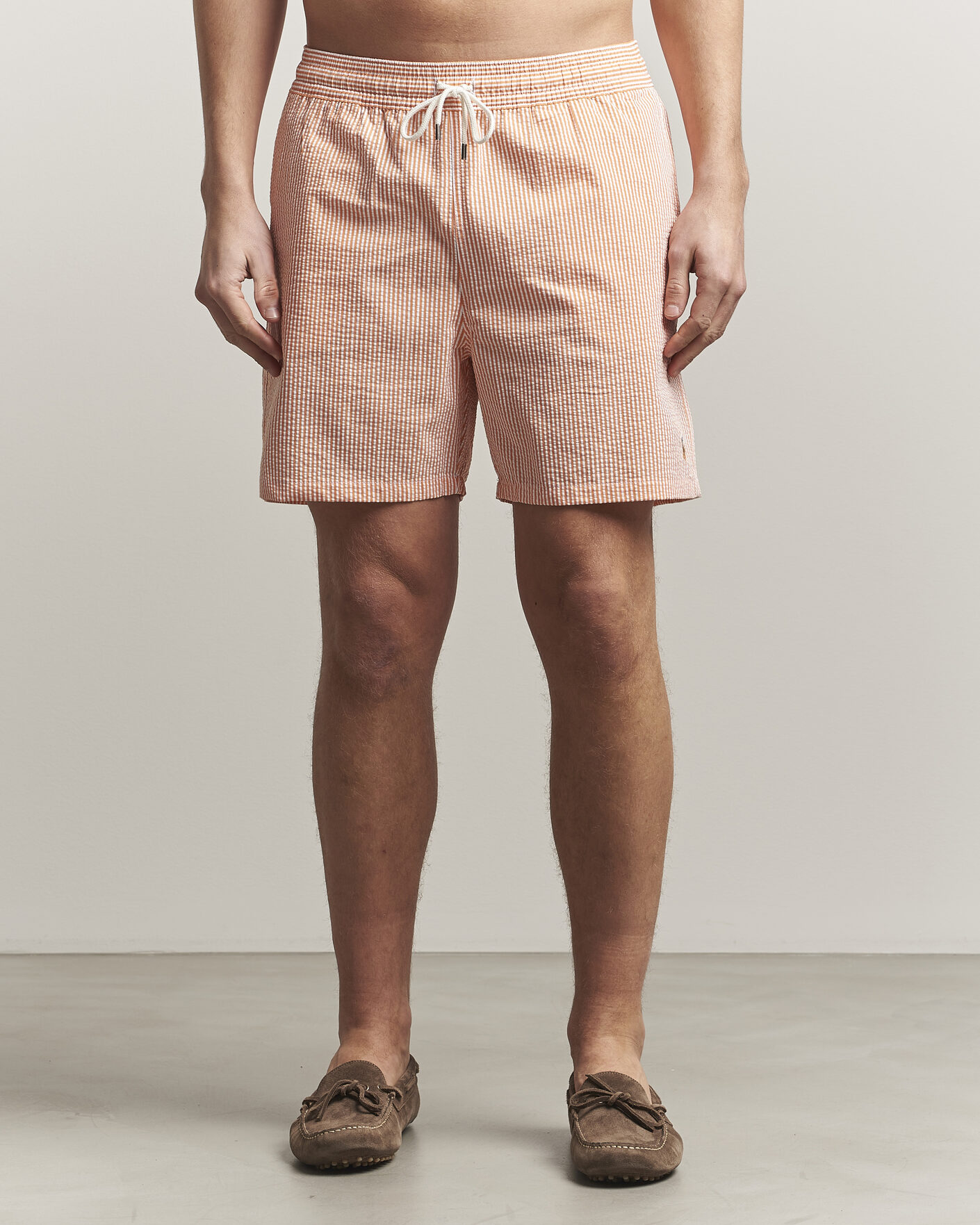 Homme | Maillots De Bain | Polo Ralph Lauren | Traveler Mid Trunk Seersucker Peach
