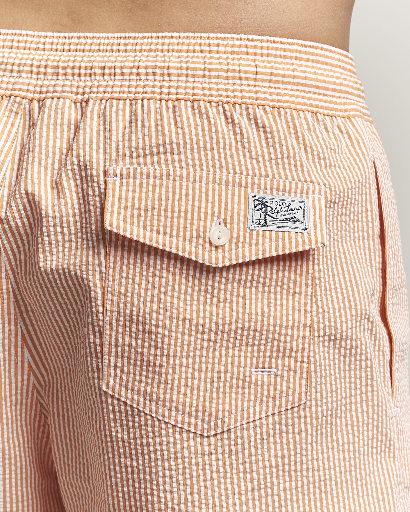 Homme | Maillots De Bain | Polo Ralph Lauren | Traveler Mid Trunk Seersucker Peach