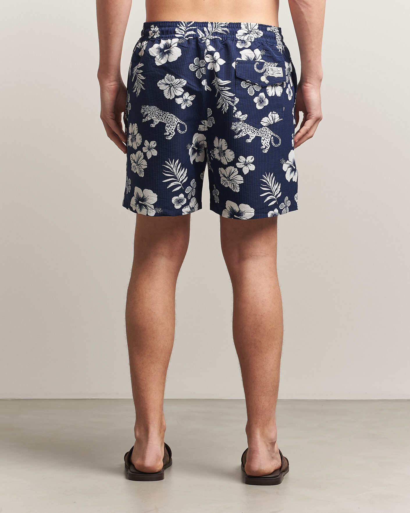 Homme | Maillots De Bain | Polo Ralph Lauren | Traveler Mid Trunk Seersucker Jaguar Tropical