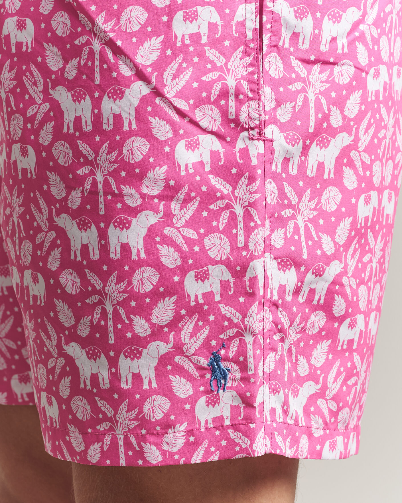 Homme | Maillots De Bain | Polo Ralph Lauren | Traveler Print Mid Trunk Pink
