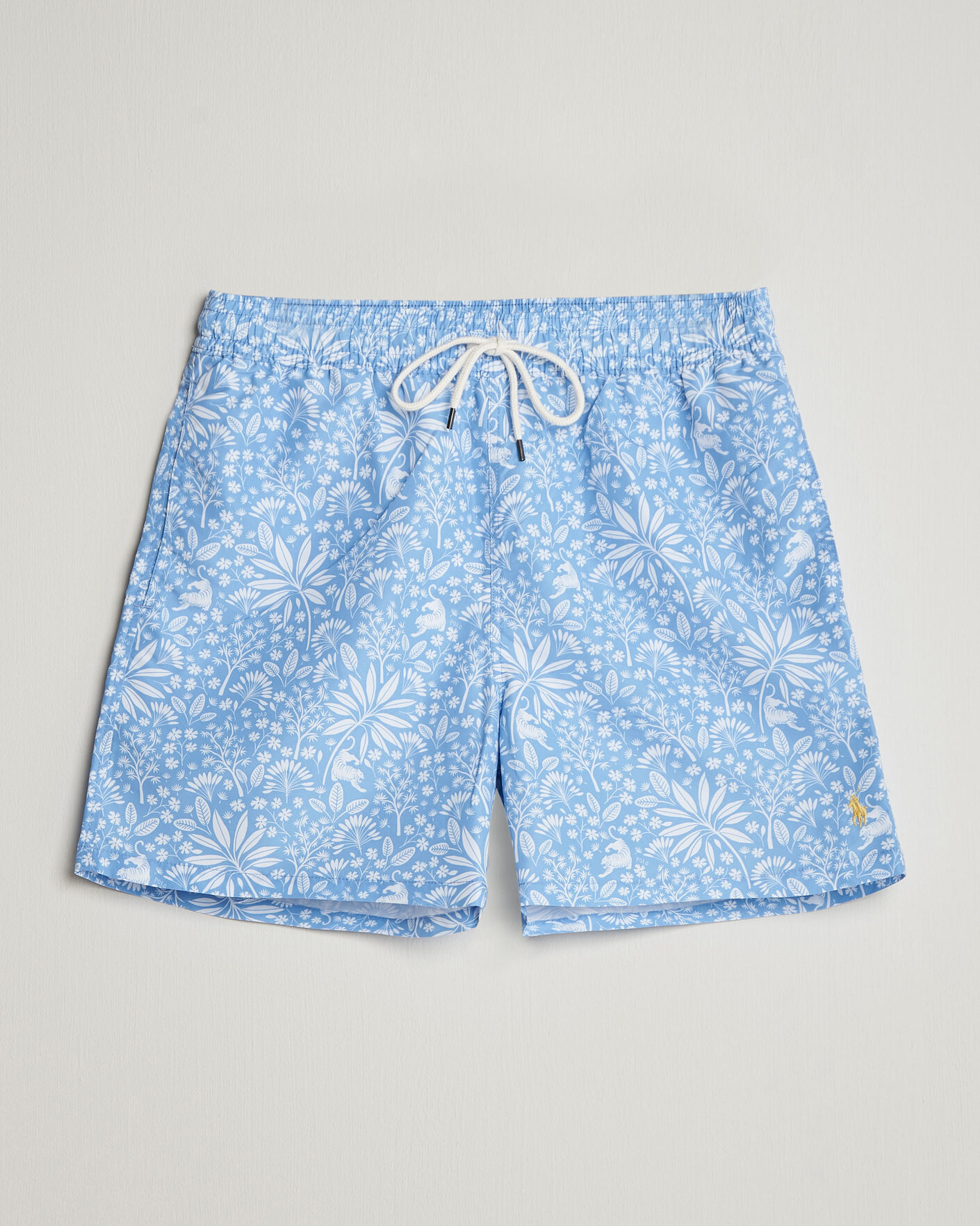 Homme | Maillots De Bain | Polo Ralph Lauren | Traveler Print Mid Trunk Blue