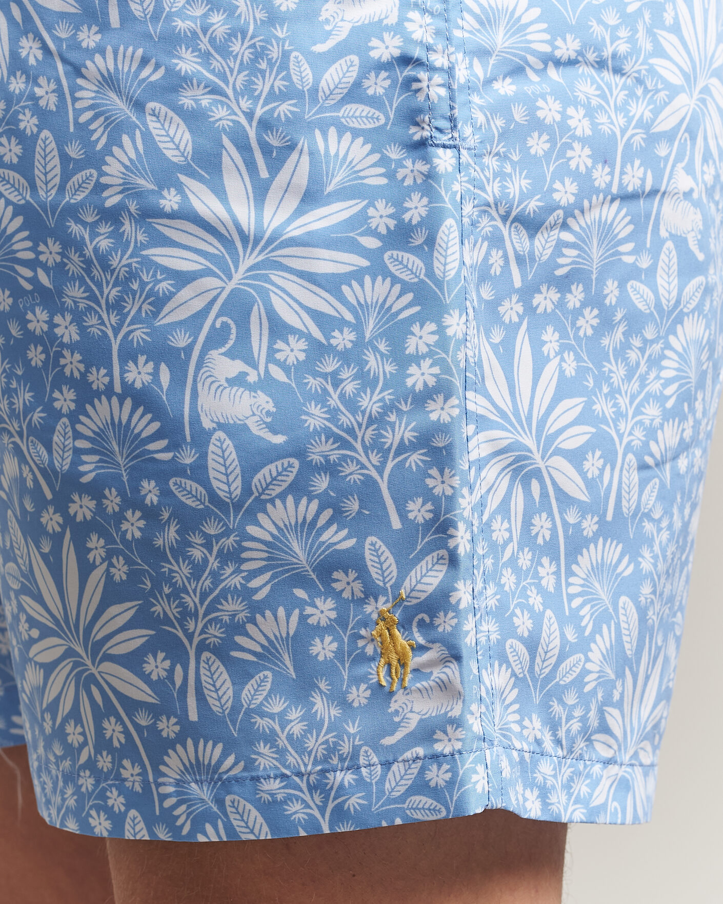Homme | Maillots De Bain | Polo Ralph Lauren | Traveler Print Mid Trunk Blue