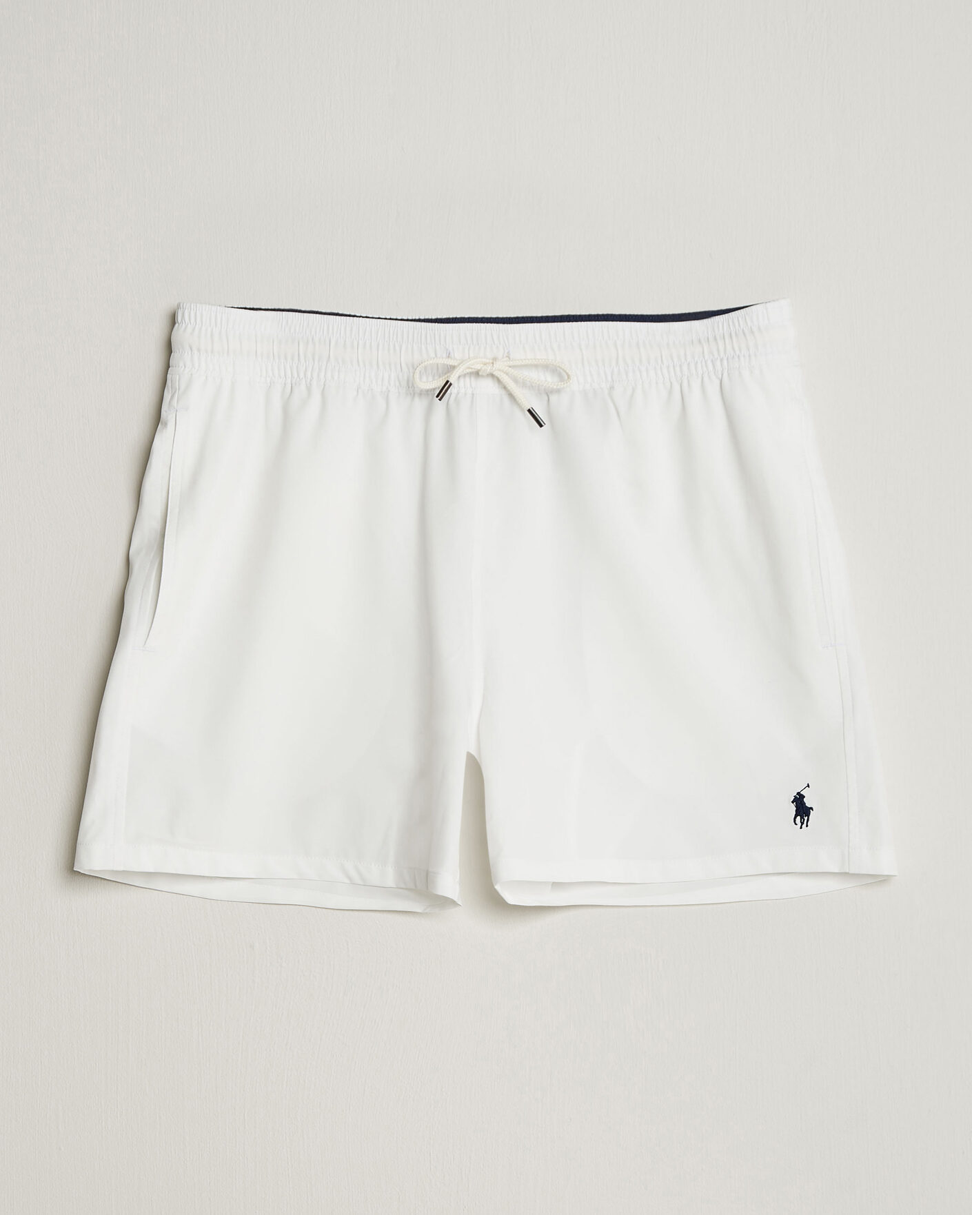 Heren | Zwembroek | Polo Ralph Lauren | Traveler Slim Trunk White