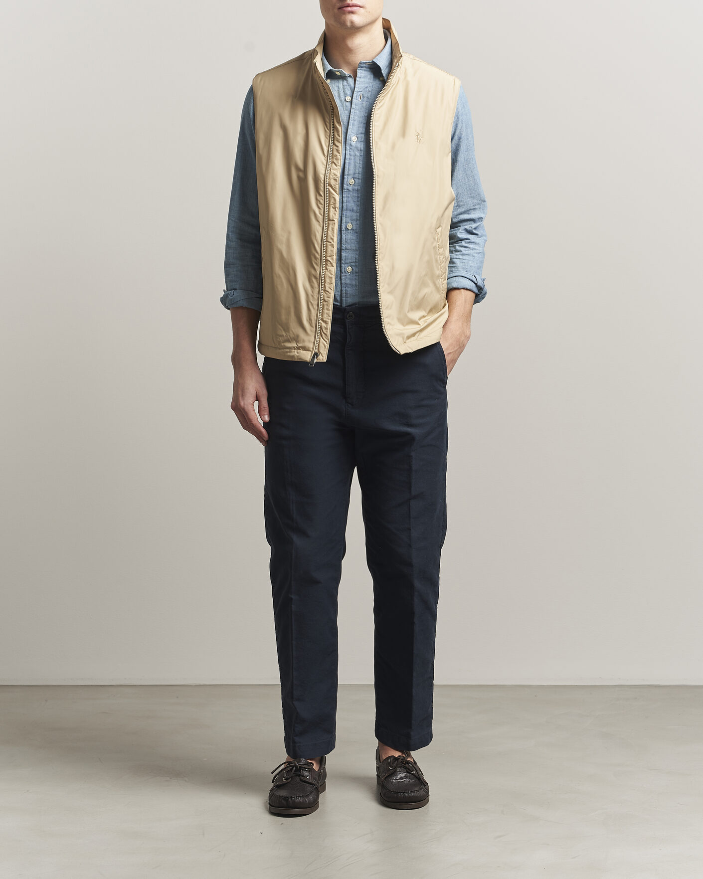 Heren | Gilets | Polo Ralph Lauren | Insulated Packable Vest Beige