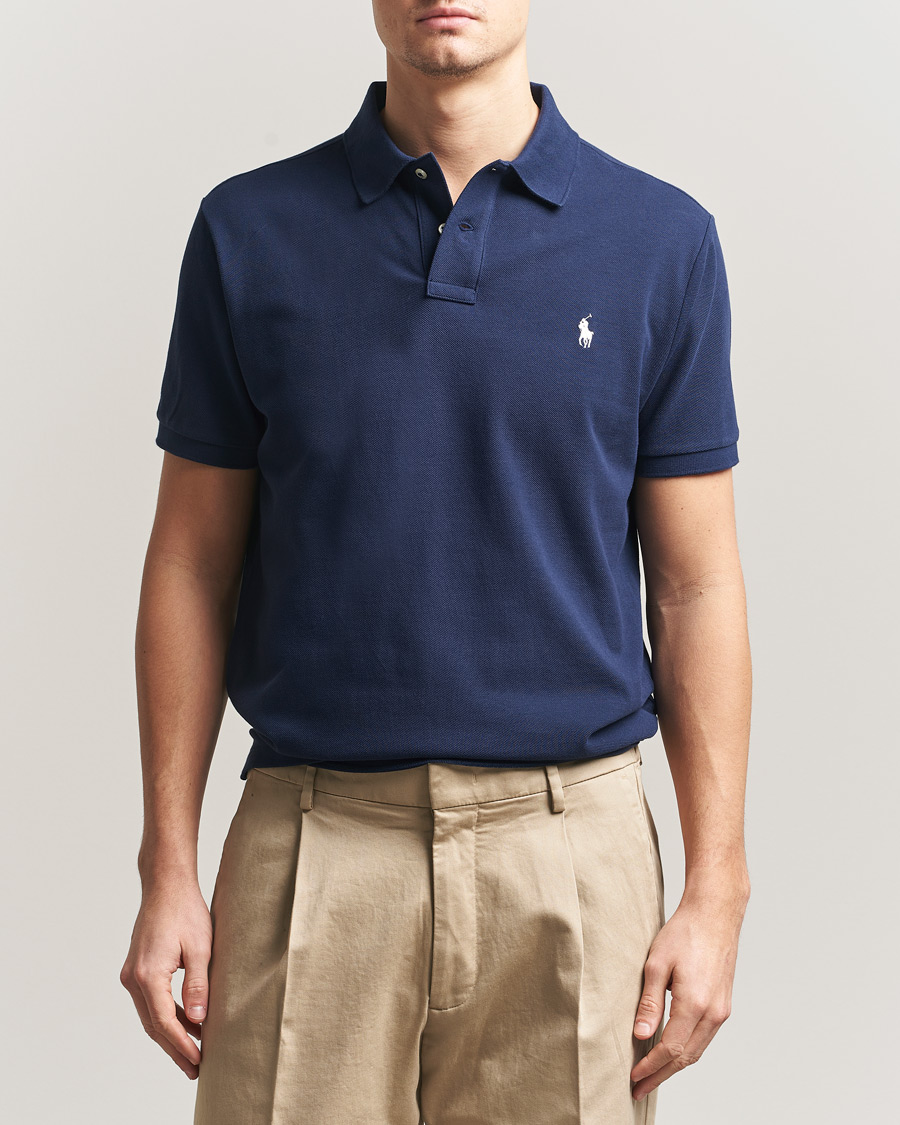 Homme | Polos | Polo Ralph Lauren | Custom Slim Fit Polo Navy